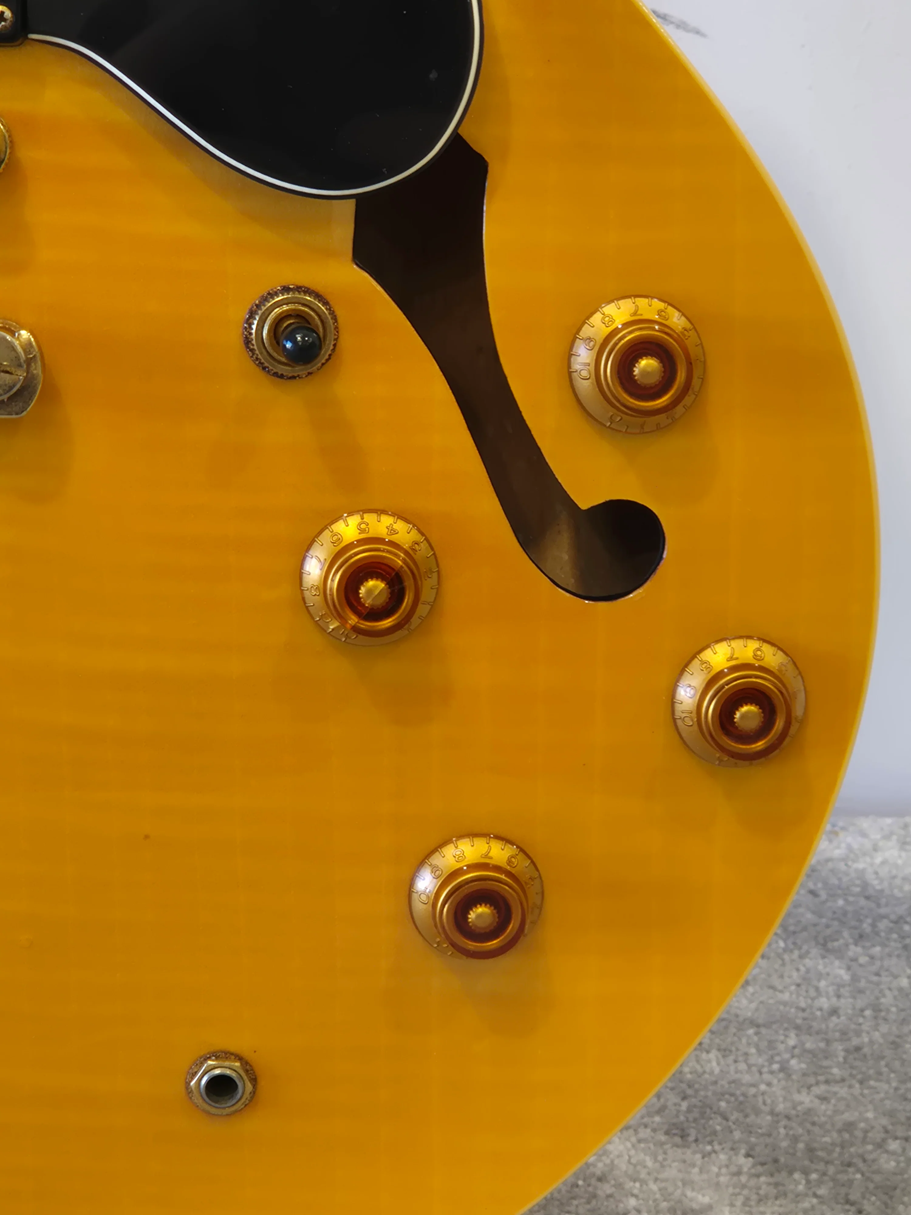 Epiphone Dot Deluxe Flame – Semi-Hollow Body Electric Guitar – Excellent w/ Stagg Soft Case - Image 3