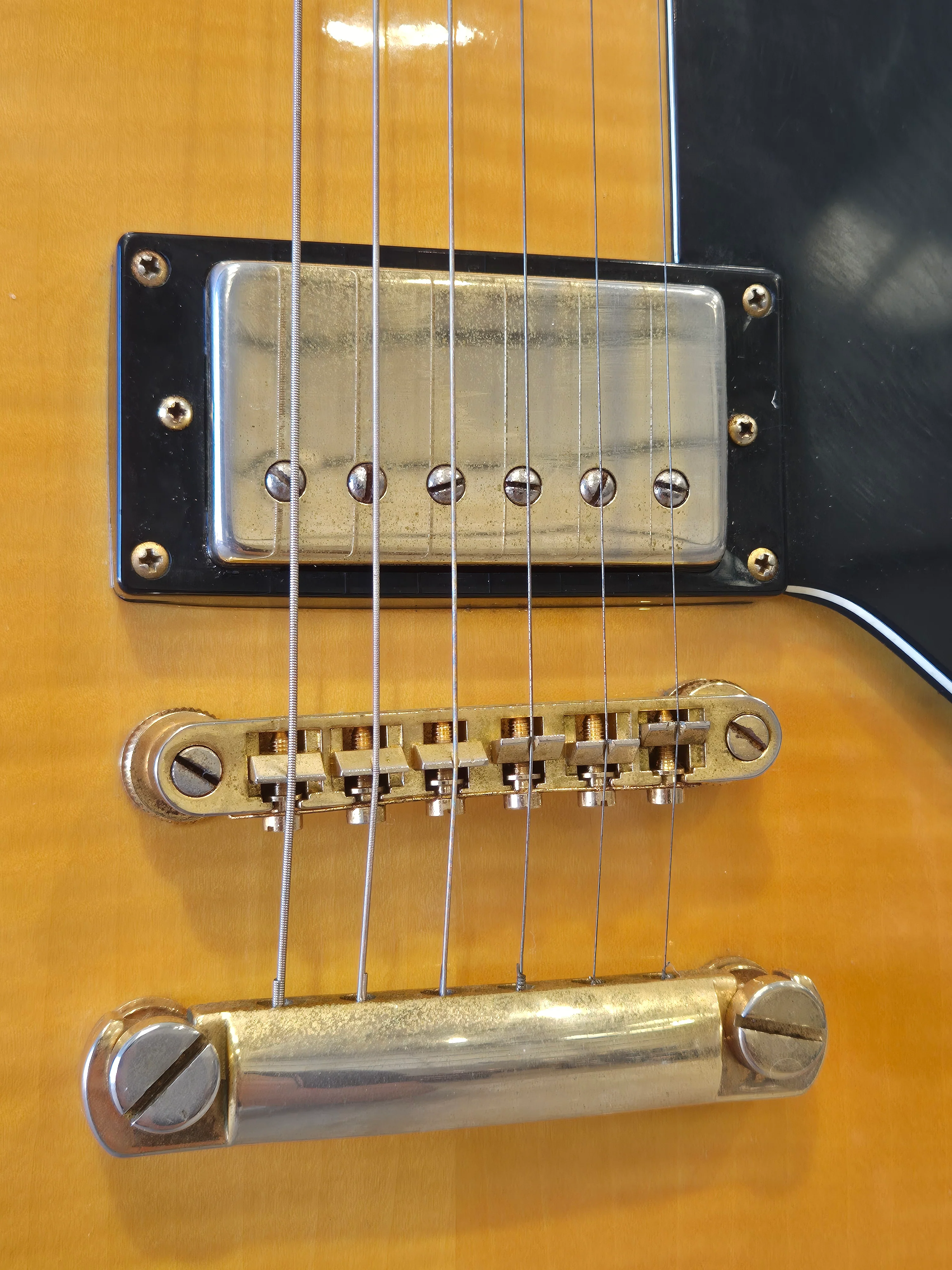 Epiphone Dot Deluxe Flame – Semi-Hollow Body Electric Guitar – Excellent w/ Stagg Soft Case - Image 6