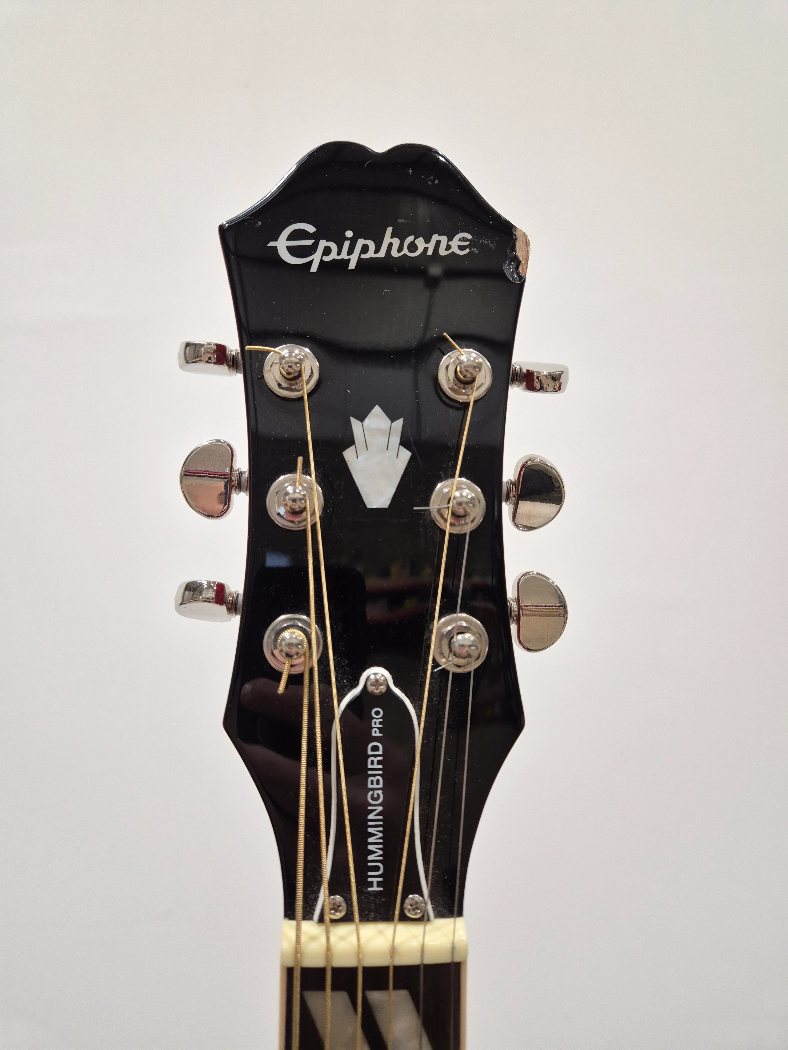 Epiphone Hummingbird Pro - Acoustic Guitar w/ Hard Case - Image 6