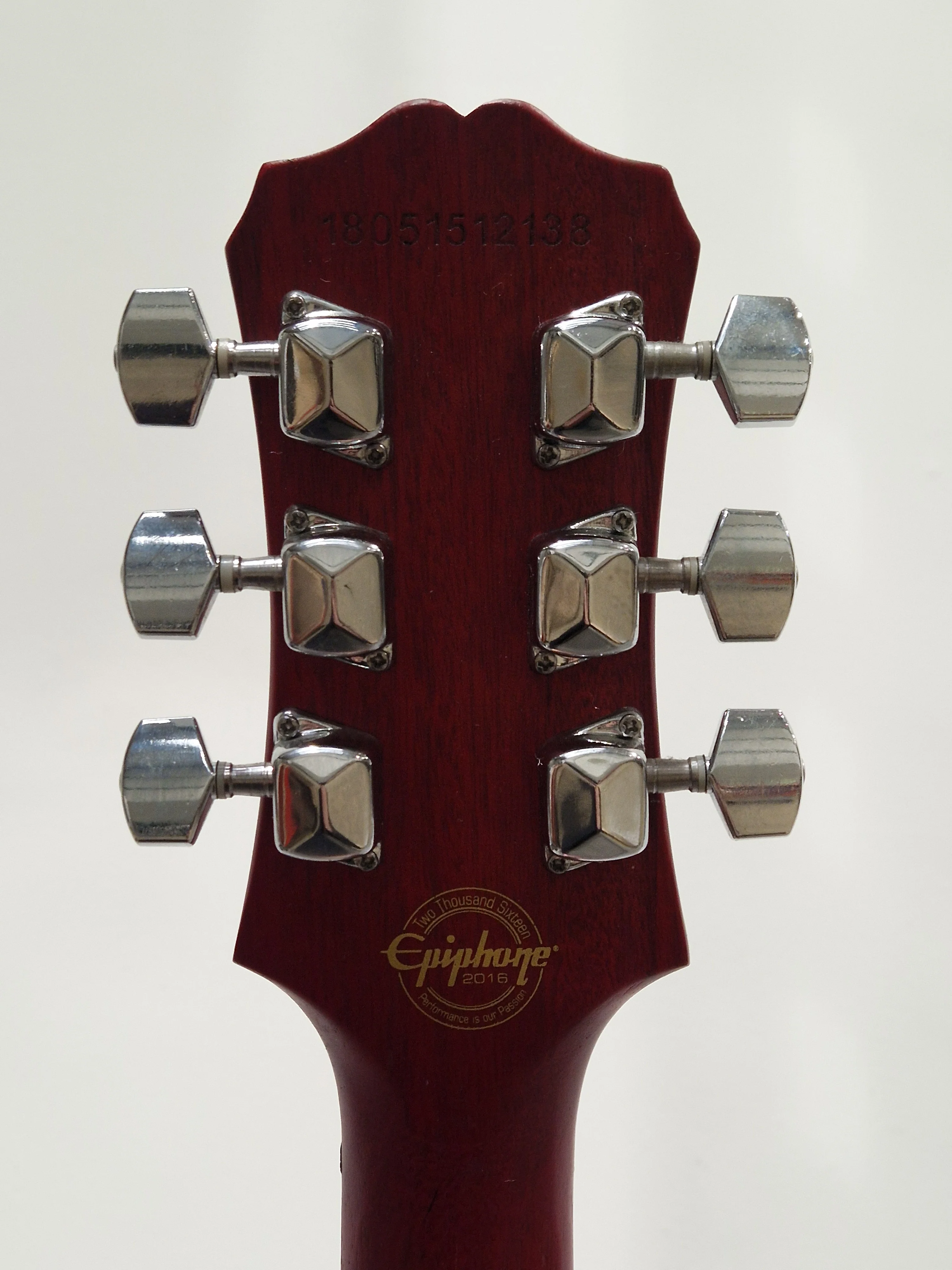 Epiphone Les Paul Special P-90 Vintage Edition (2016) Worn Cherry - Classic Tone Electric Guitar - Excellent w/ Soft Case - Image 4
