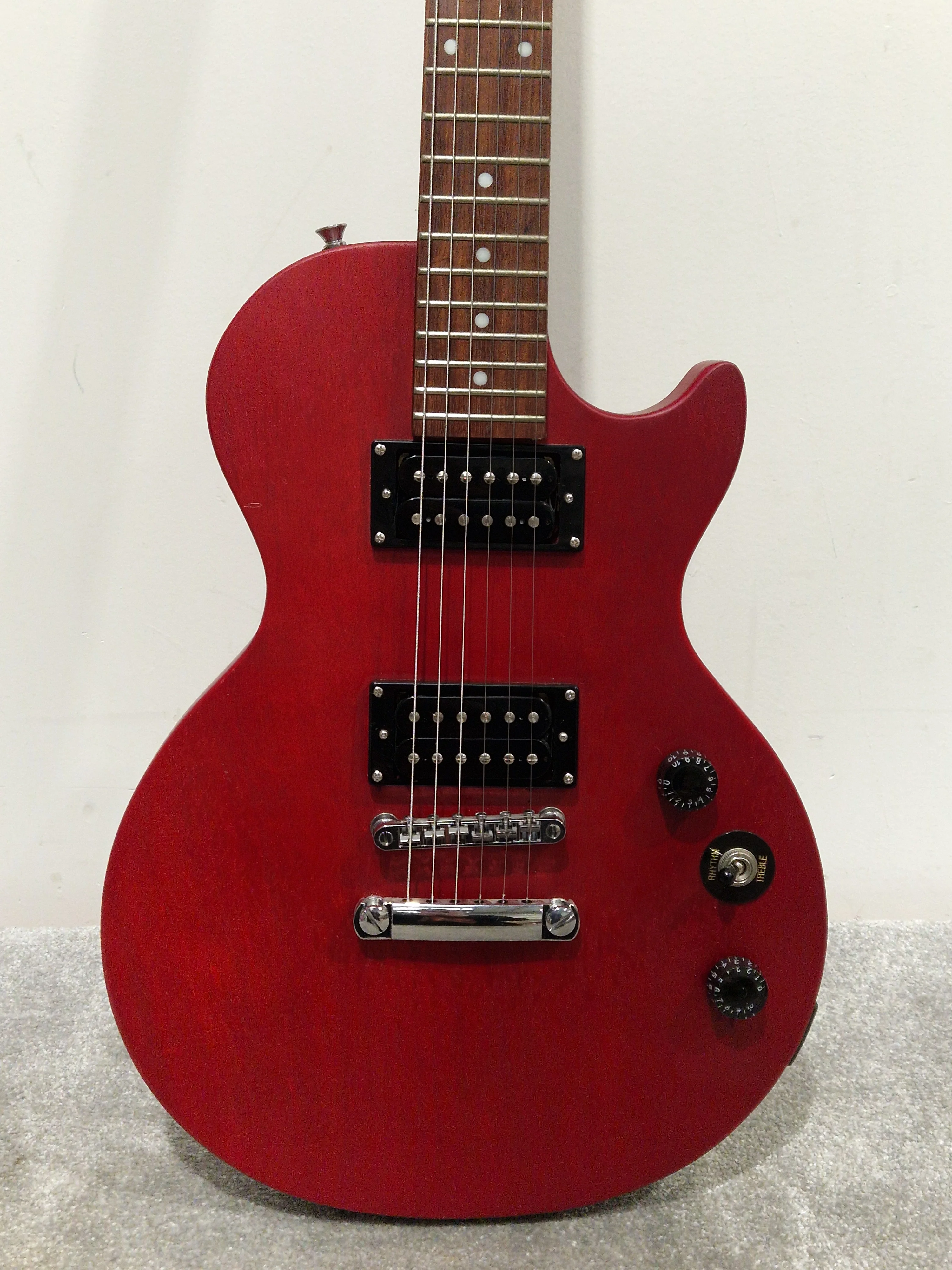 Epiphone Les Paul Special P-90 Vintage Edition (2016) Worn Cherry - Classic Tone Electric Guitar - Excellent w/ Soft Case - Image 6