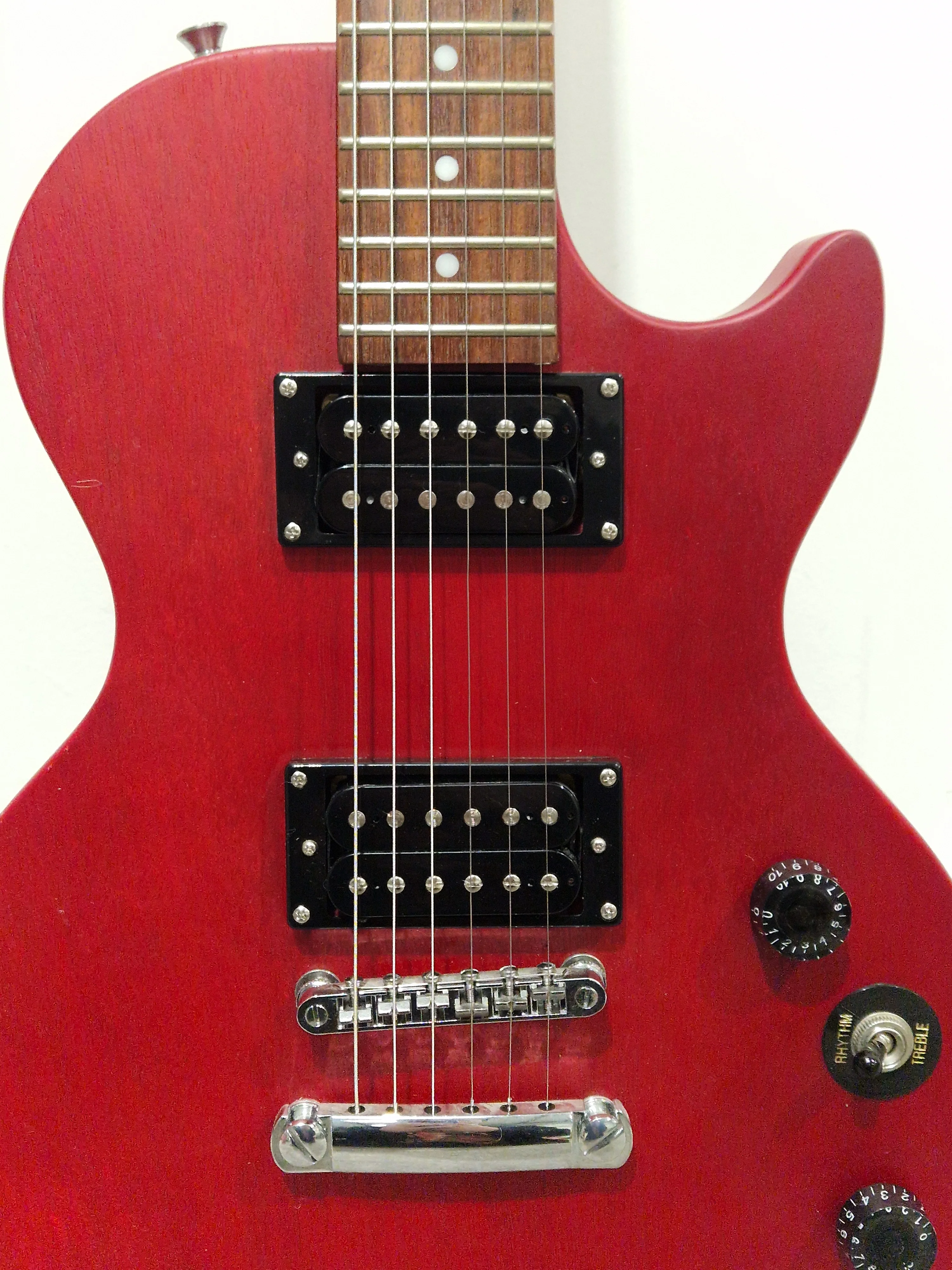 Epiphone Les Paul Special P-90 Vintage Edition (2016) Worn Cherry - Classic Tone Electric Guitar - Excellent w/ Soft Case - Image 7