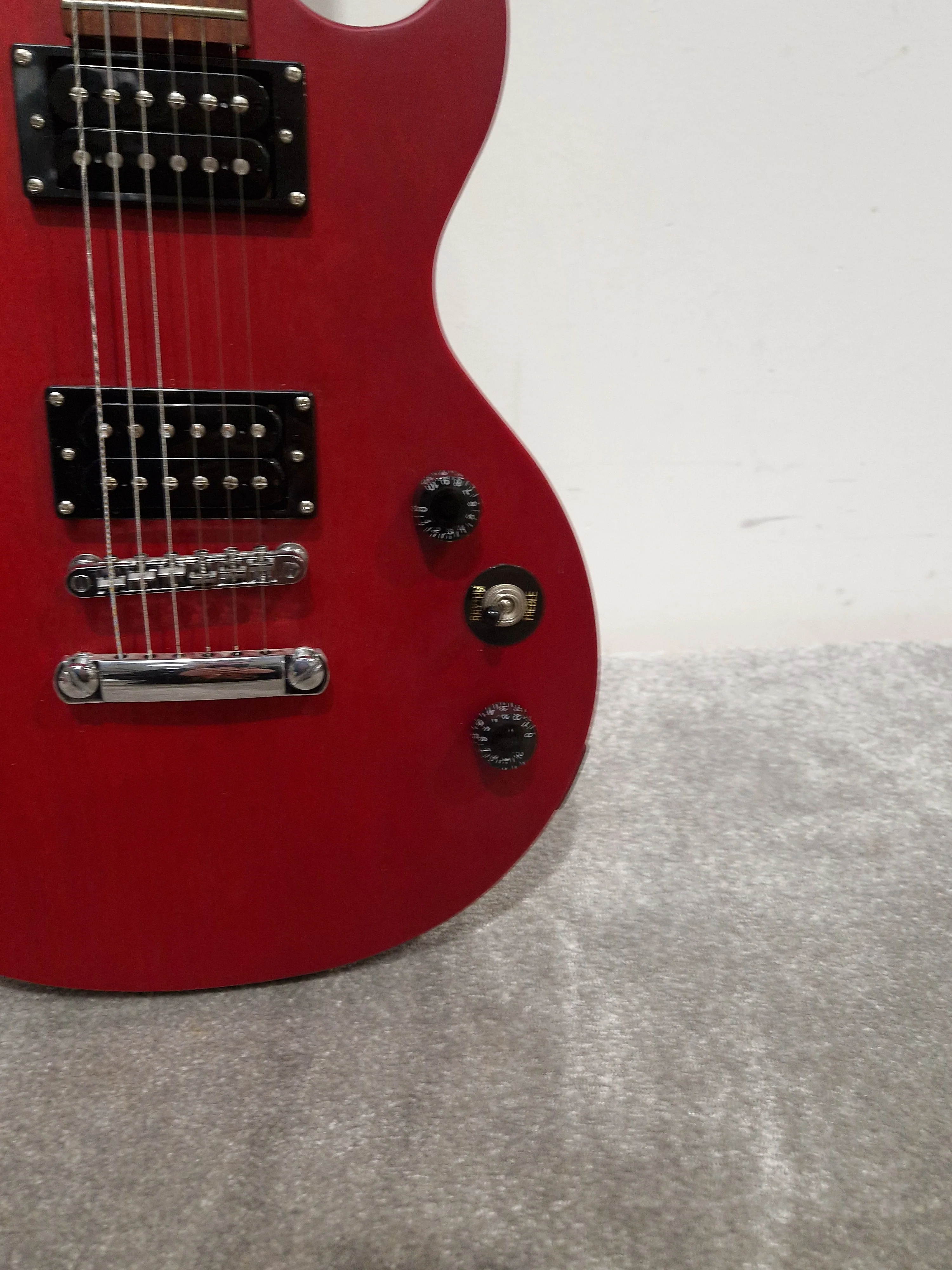 Epiphone Les Paul Special P-90 Vintage Edition (2016) Worn Cherry - Classic Tone Electric Guitar - Excellent w/ Soft Case - Image 8