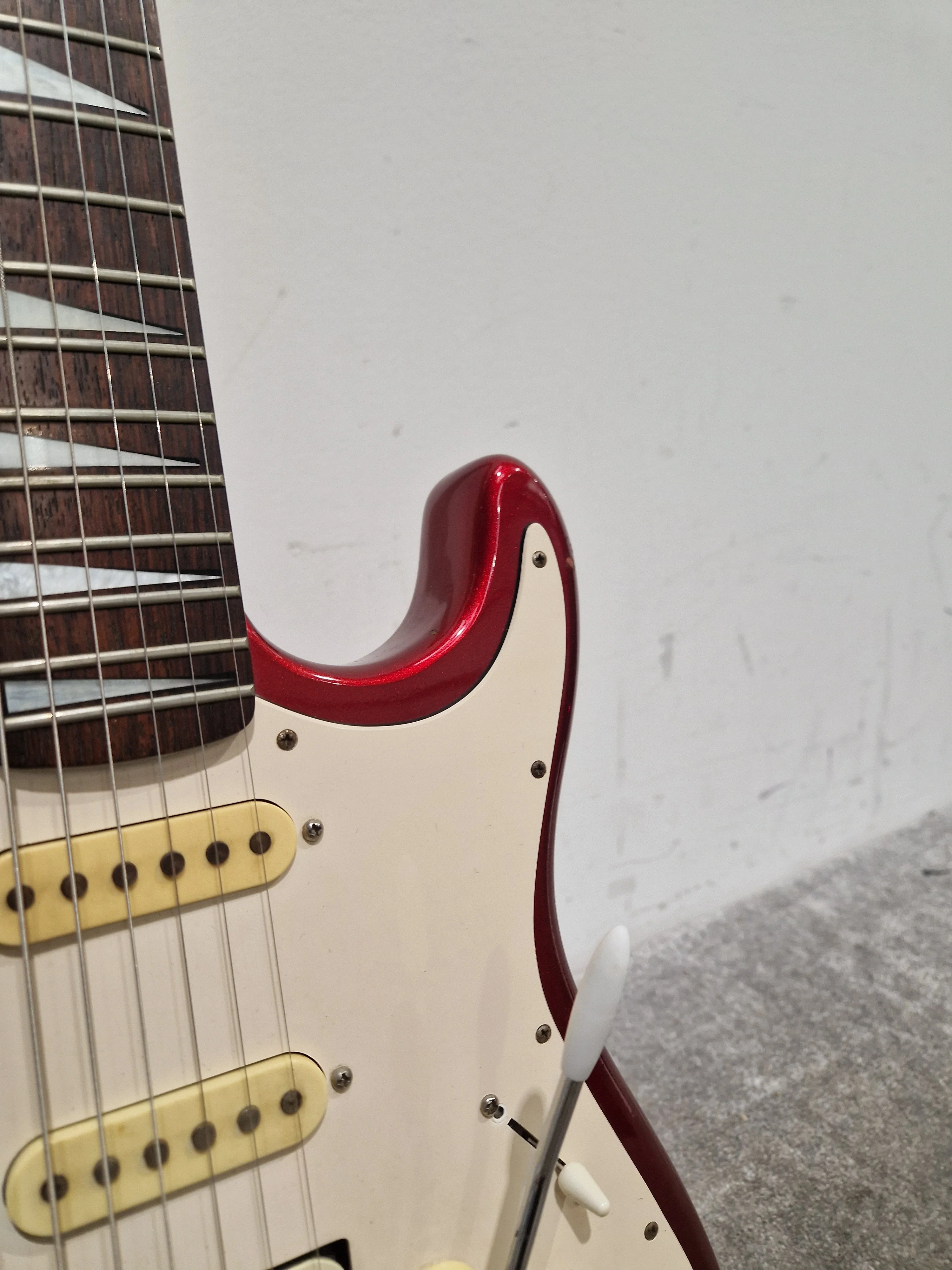 Epiphone Stratocaster Style - Electric Guitar - Red - Good w/ Hard Case - Image 10