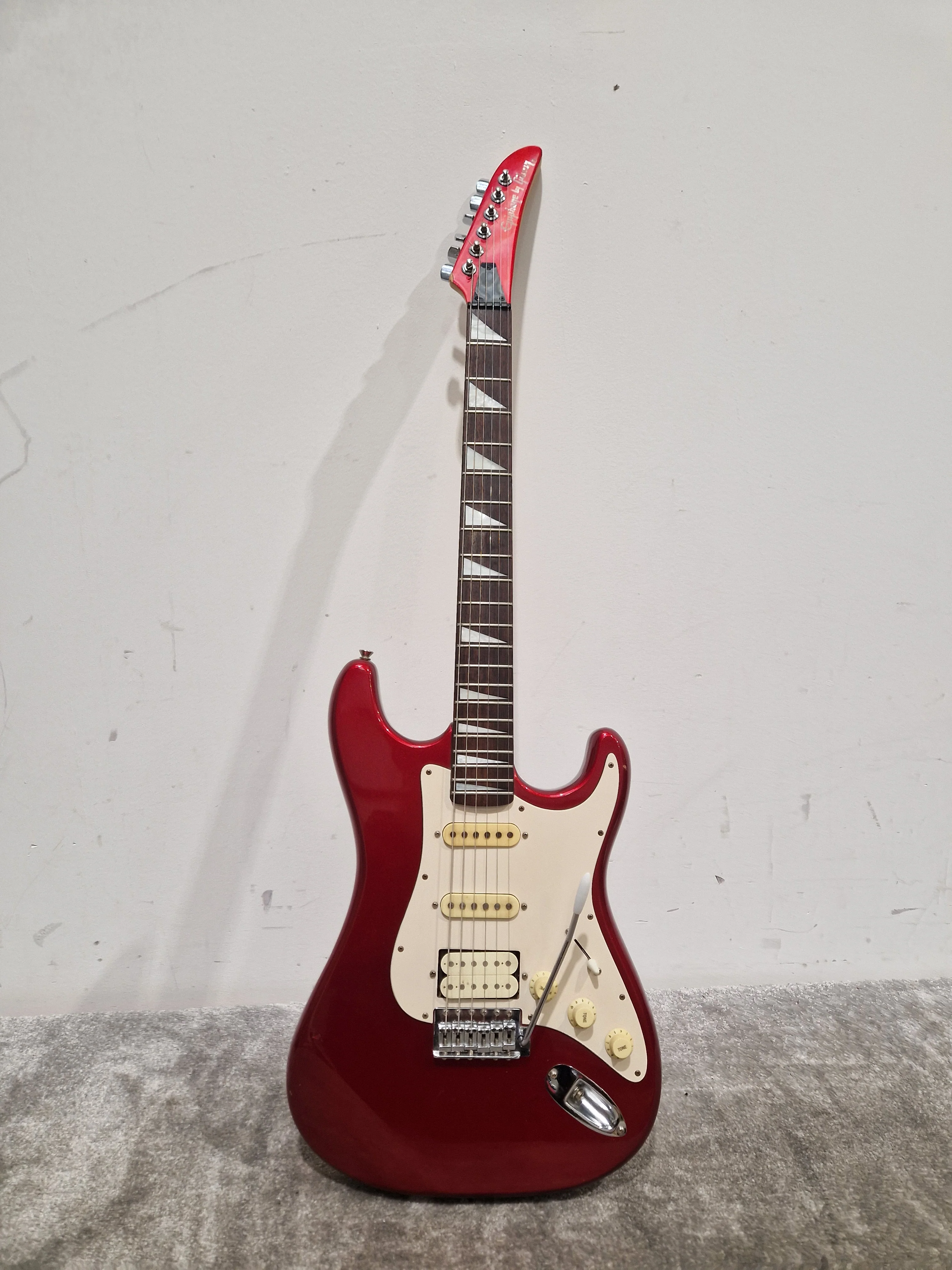 Epiphone Stratocaster Style - Electric Guitar - Red - Good w/ Hard Case - Image 2