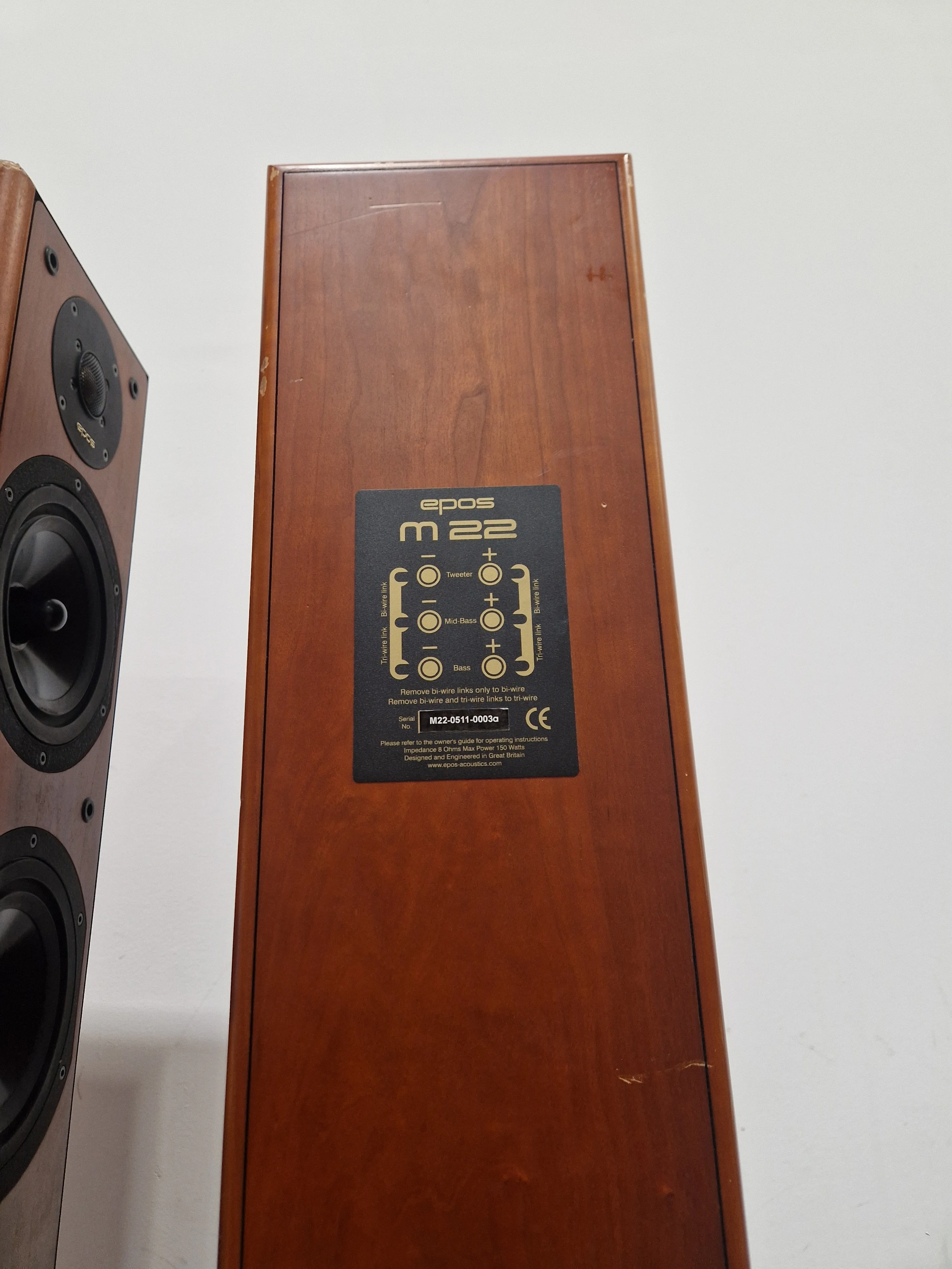 EPOS M-22 HI-FI Speaker Pair - High-Fidelity Audio - Good - Image 19