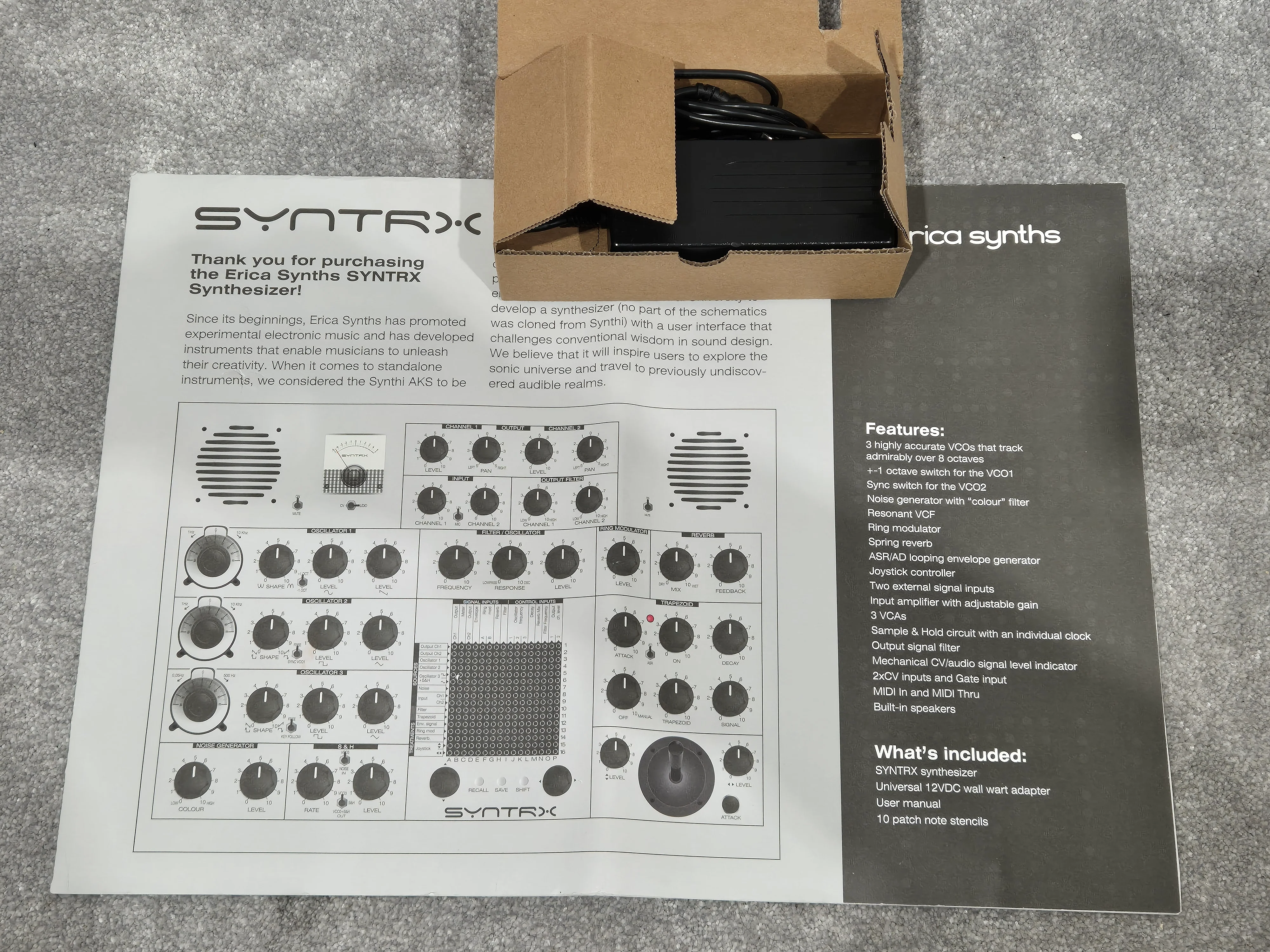 Erica Synths SYNTRX - Analog Synthesizer - Open Box New - Image 12