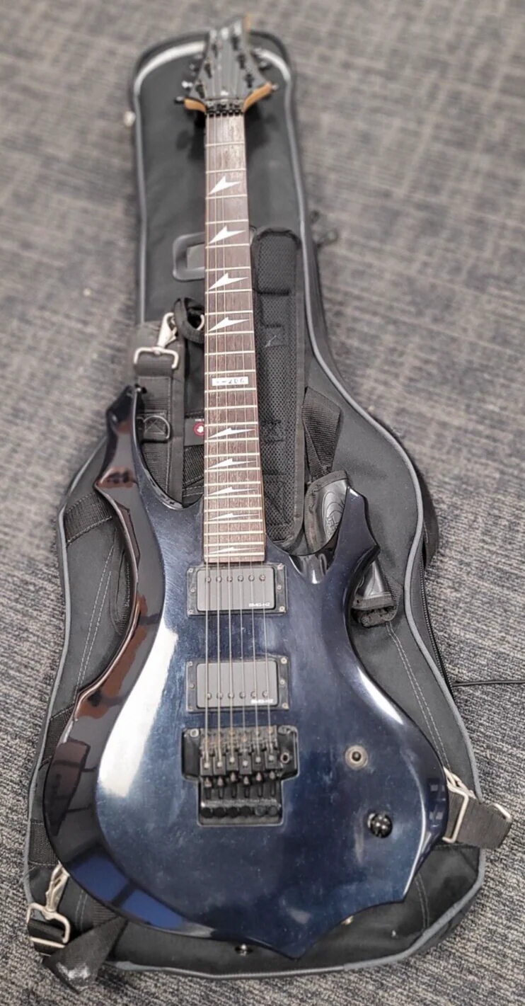 ESP Ltd F 200 Black Satin Electric Guitar - Free UK Shipping - Image 7