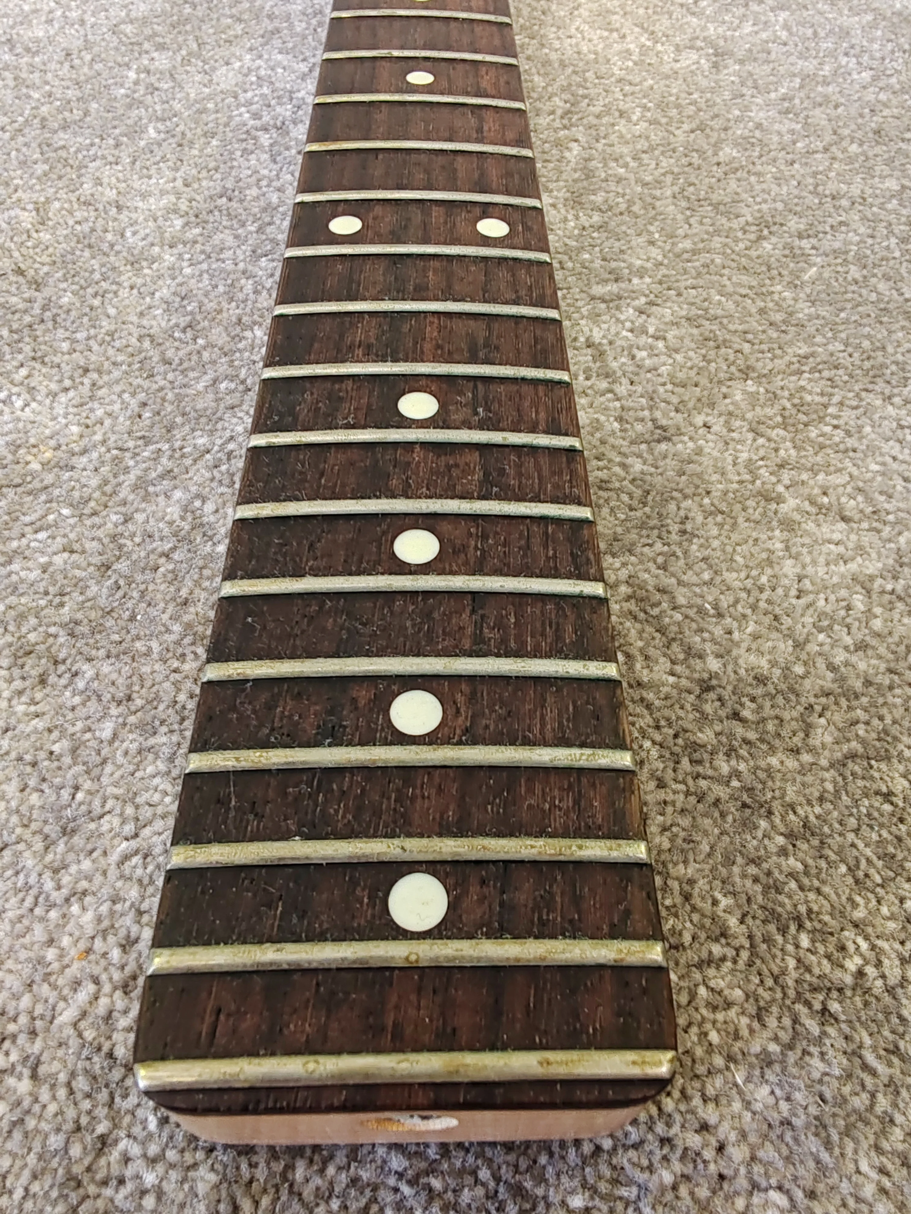 ESP Telecaster Guitar Neck – Added 22nd Fret – Maple Fretboard – Good - Image 2