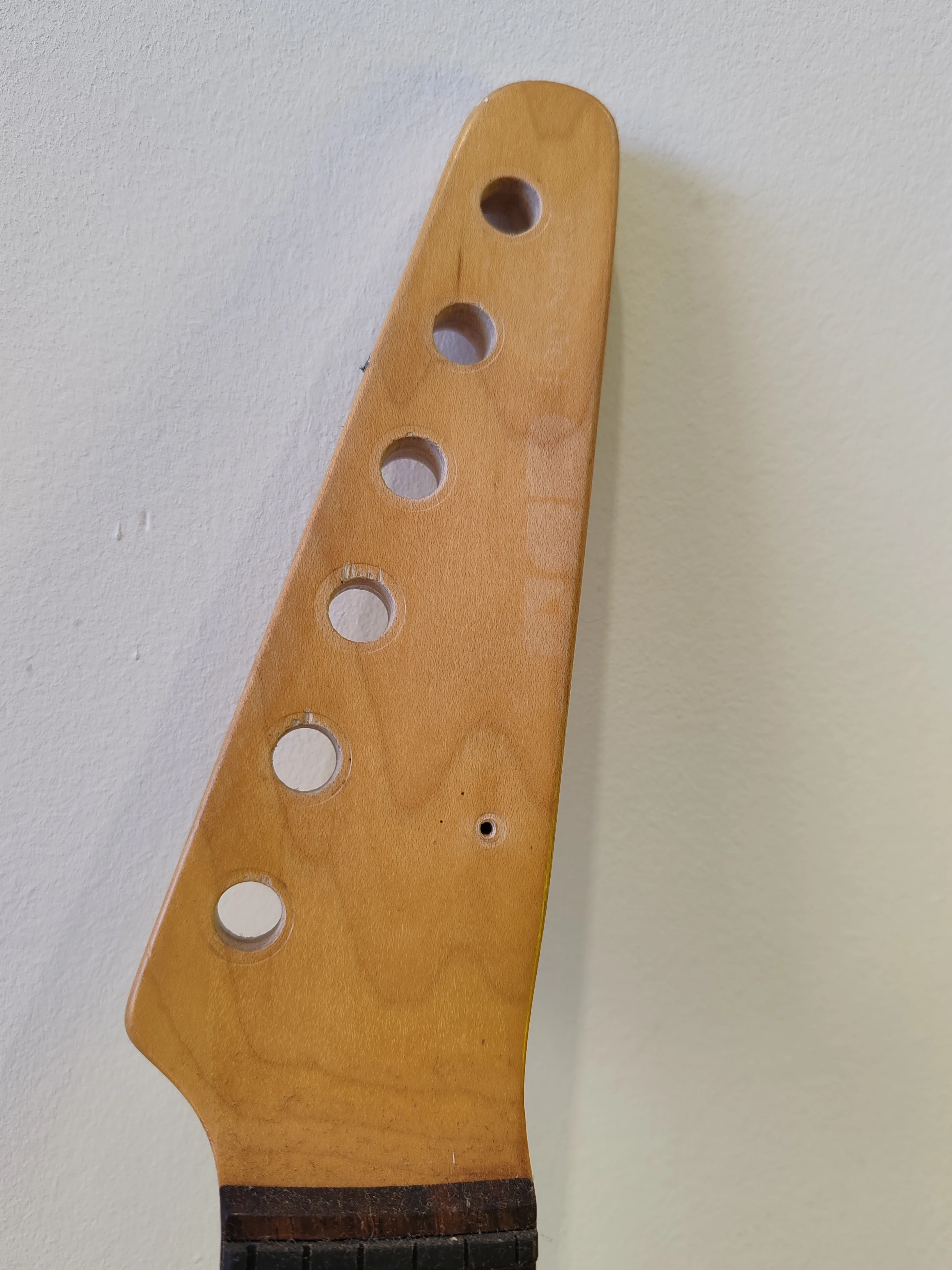 ESP Telecaster Guitar Neck – Added 22nd Fret – Maple Fretboard – Good - Image 3