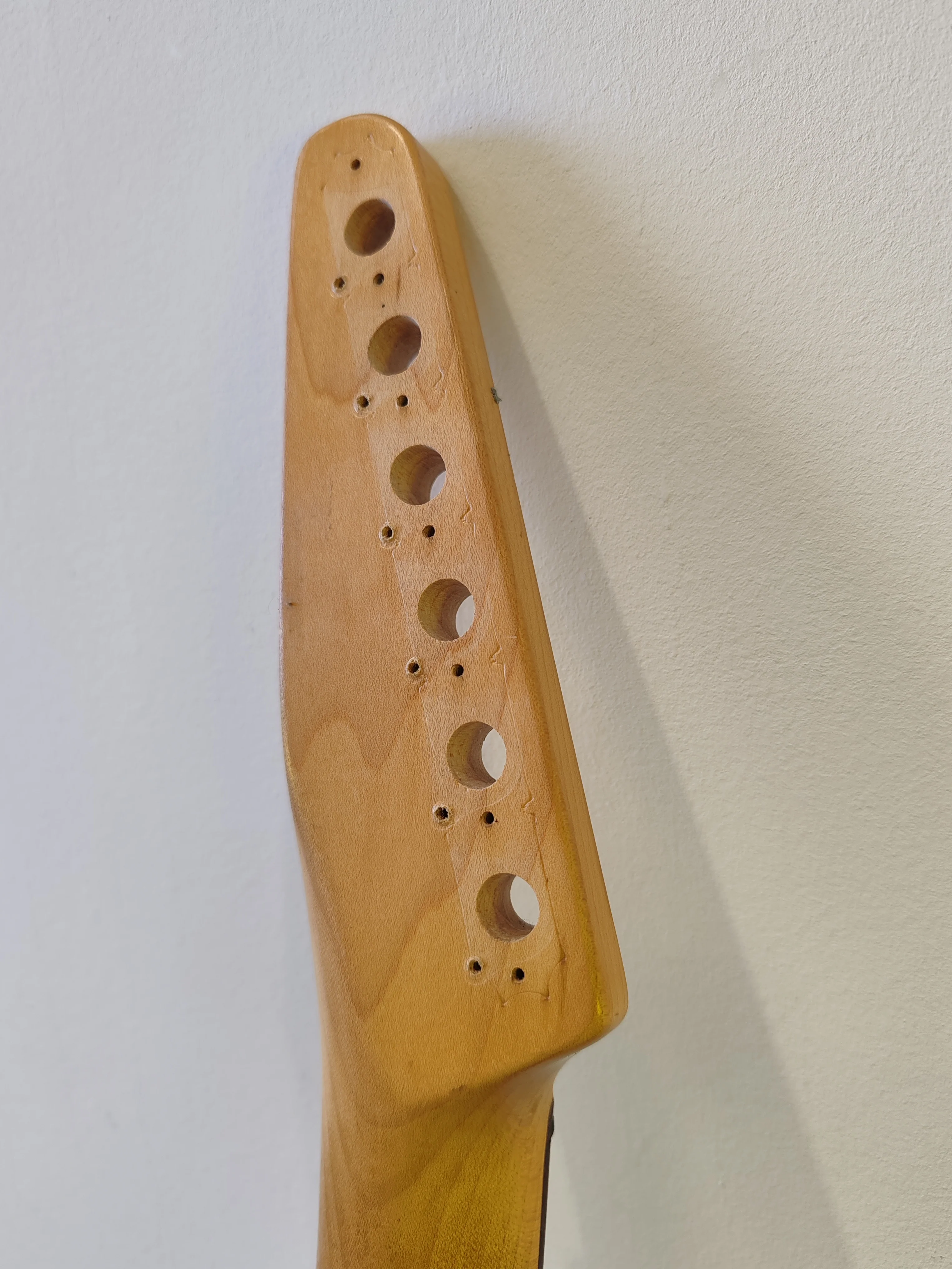 ESP Telecaster Guitar Neck – Added 22nd Fret – Maple Fretboard – Good - Image 4