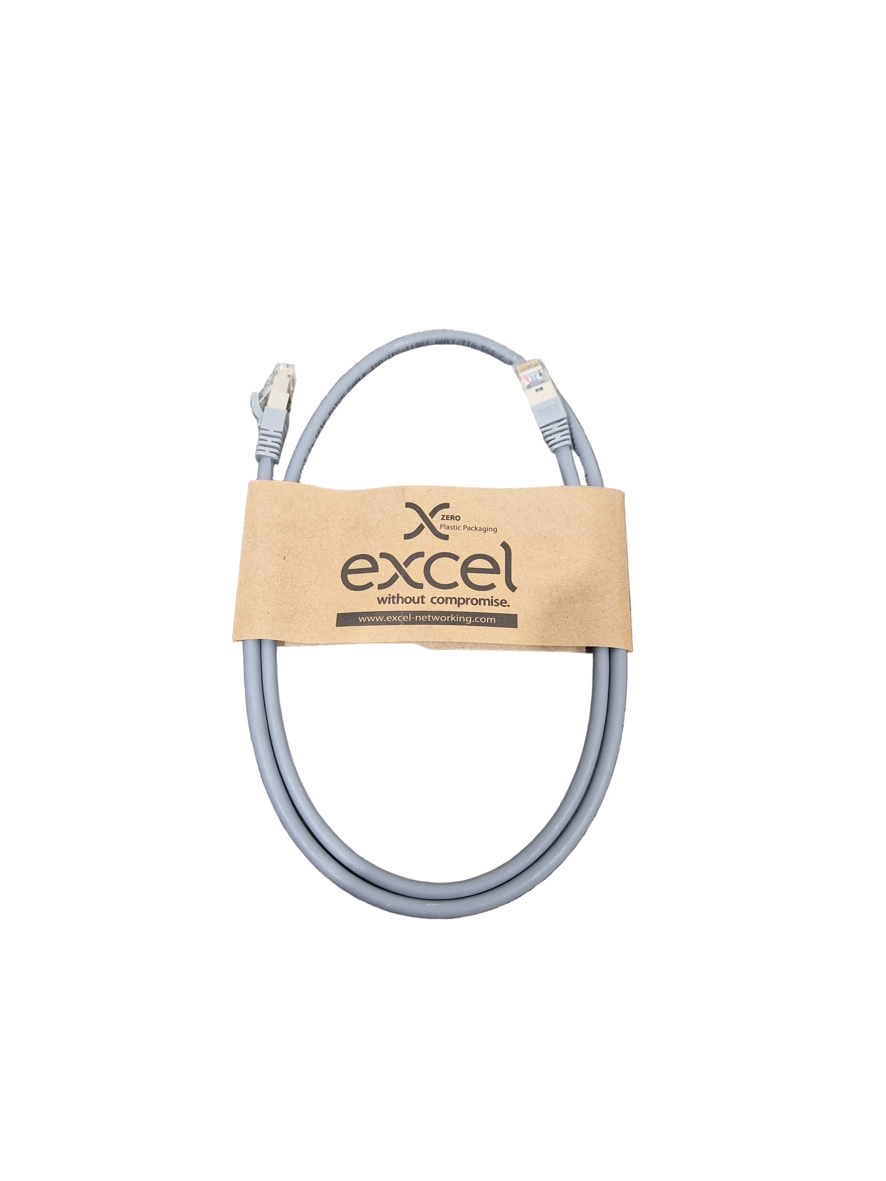 Excel CAT6A 1M Ethernet Cable Grey - High-Speed Data Transfer - Excellent w/ Original packet
