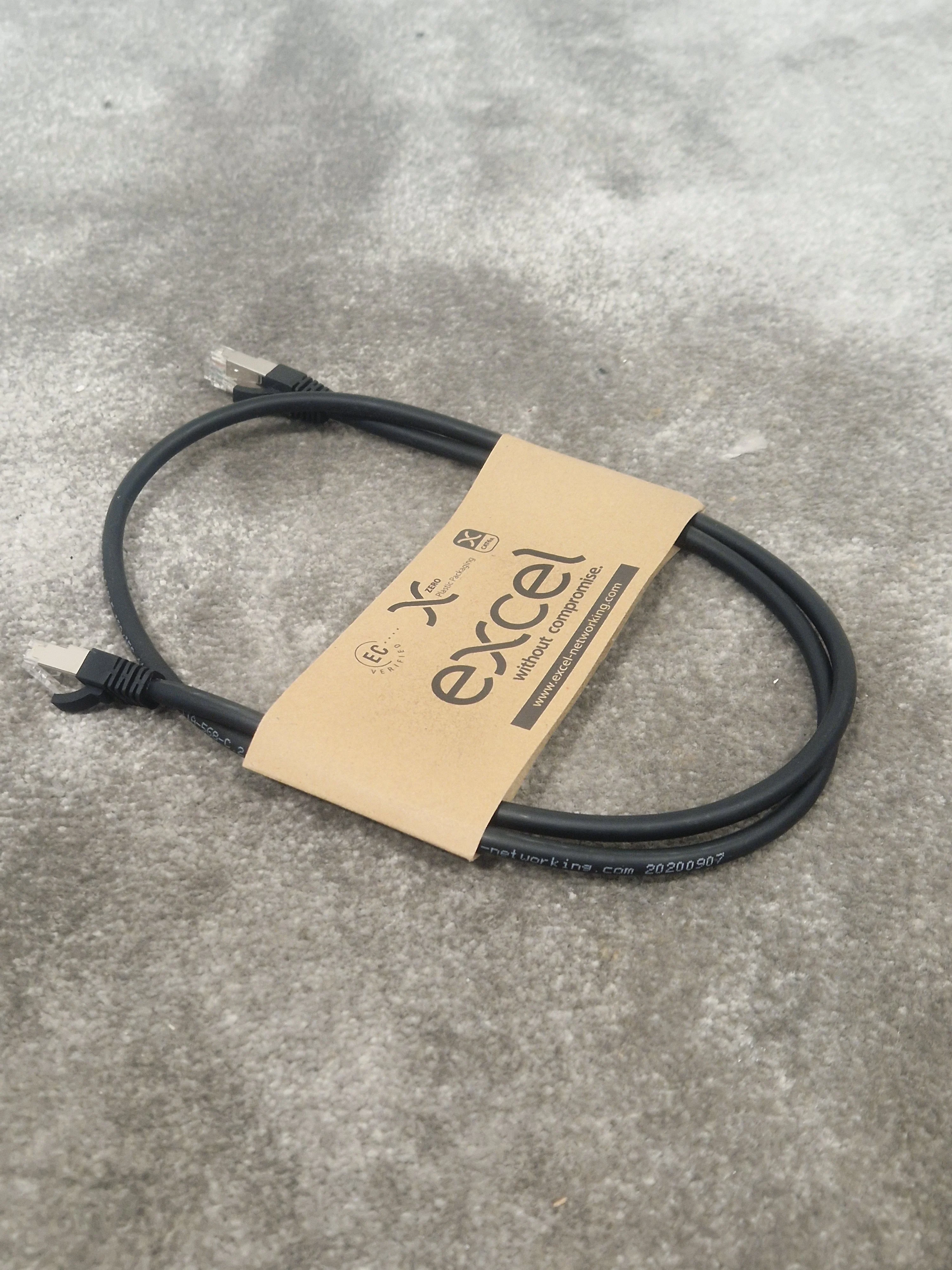 Excel CAT6A 1M Ethernet Cable - High-Speed Data Transfer - Excellent w/ Original packet - Image 2
