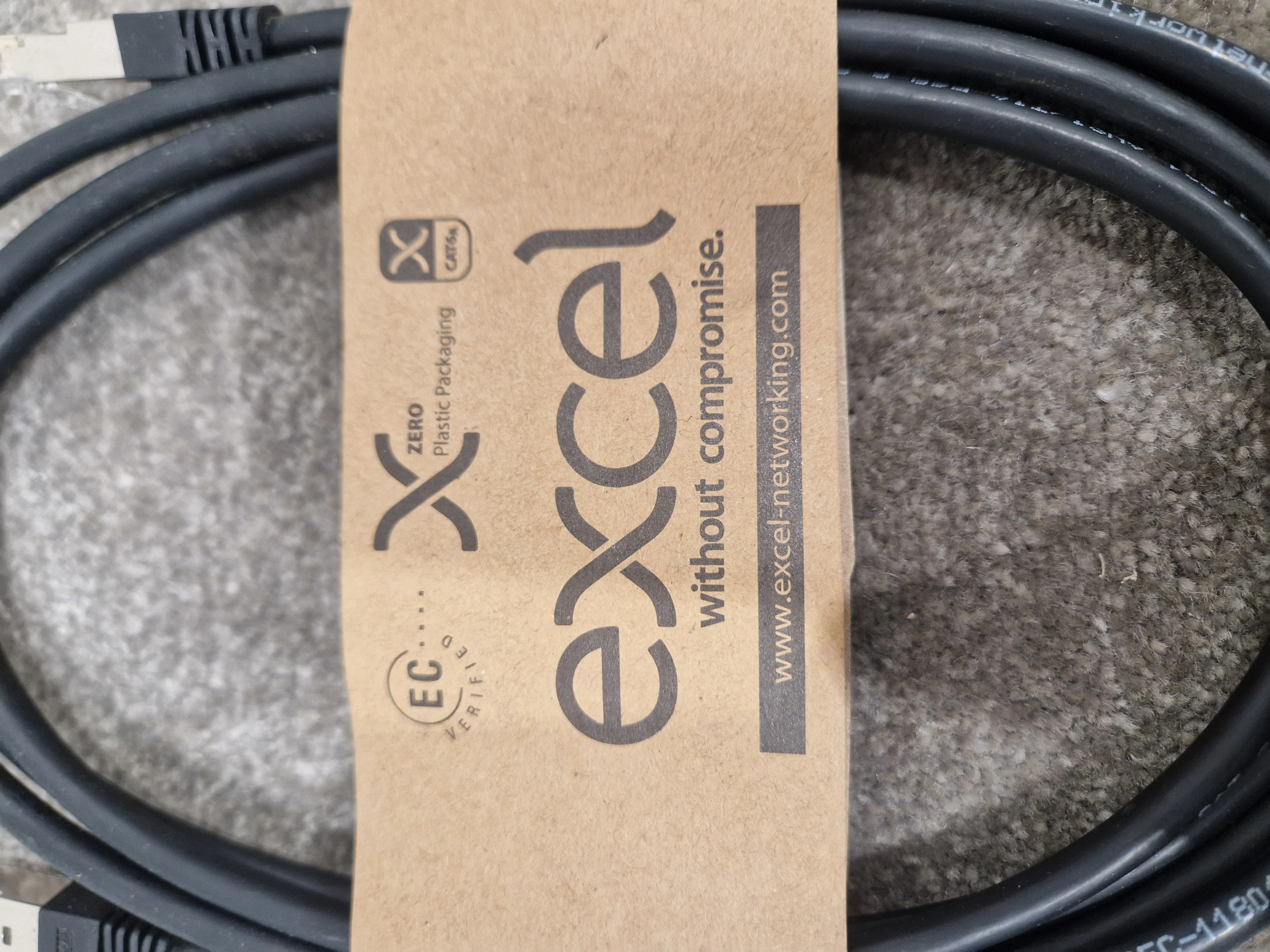 Excel CAT6A 2M Ethernet Cable - High-Speed Data Transfer - Excellent w/ Original packet - Image 4