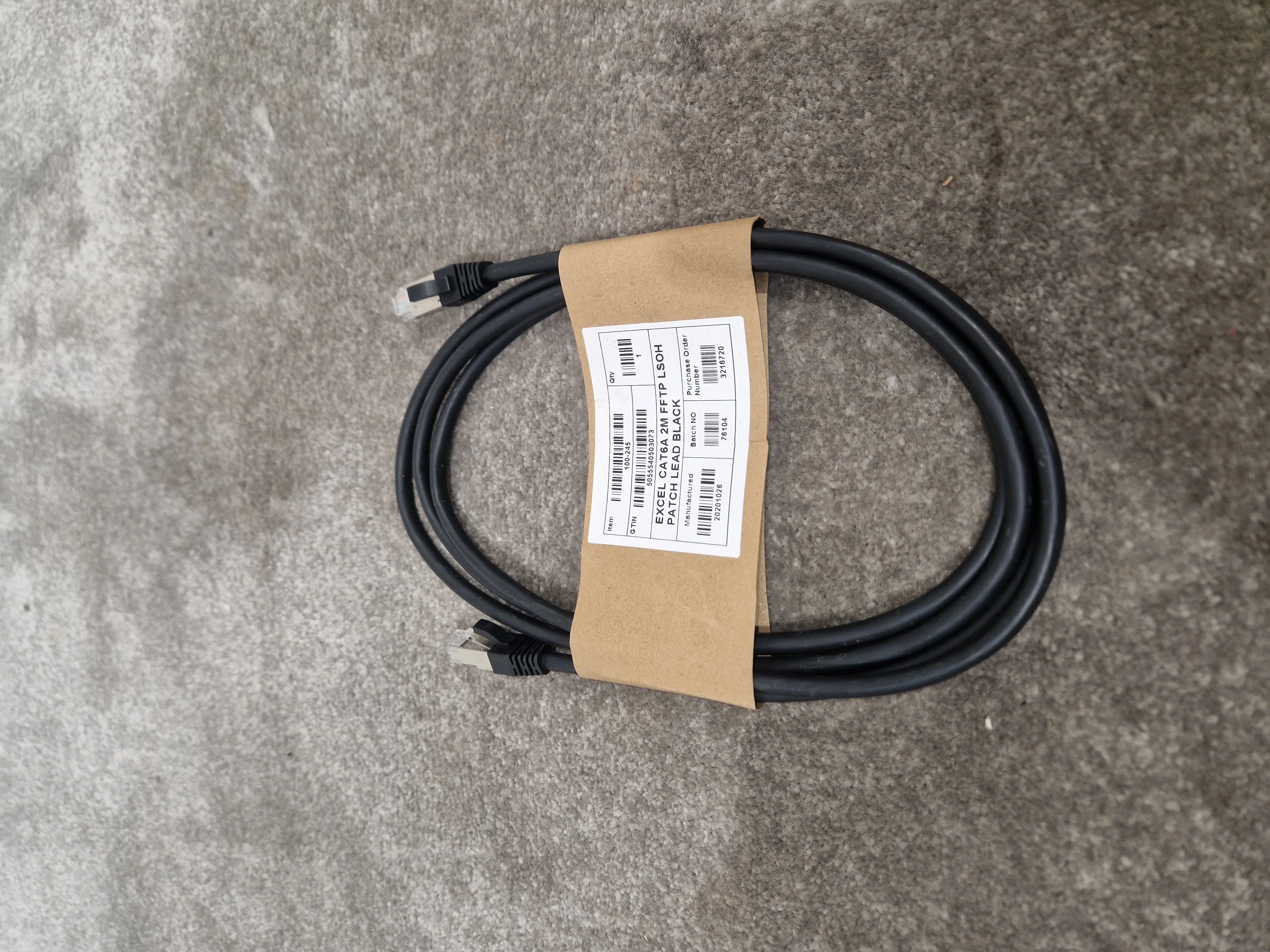 Excel CAT6A 2M Ethernet Cable - High-Speed Data Transfer - Excellent w/ Original packet - Image 6