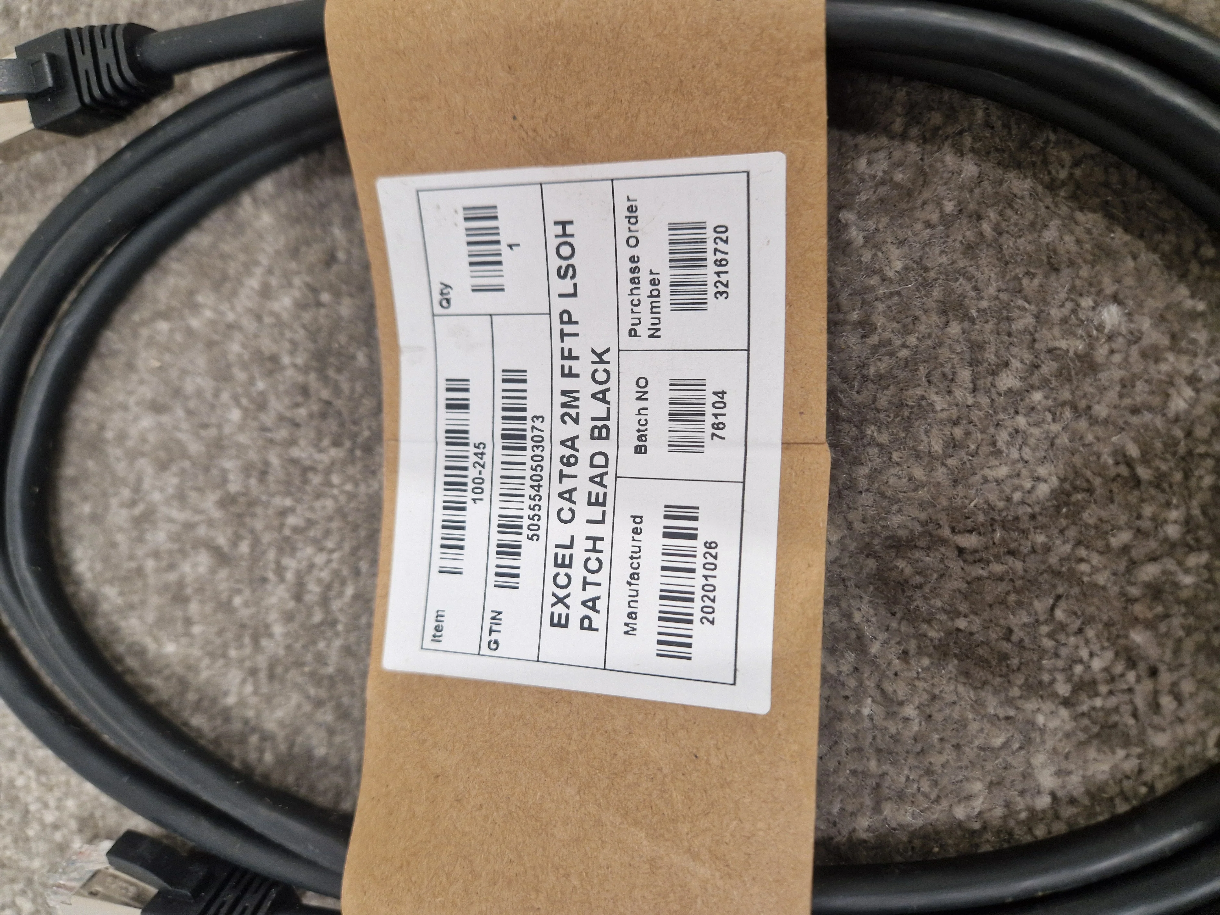 Excel CAT6A 2M Ethernet Cable - High-Speed Data Transfer - Excellent w/ Original packet - Image 7