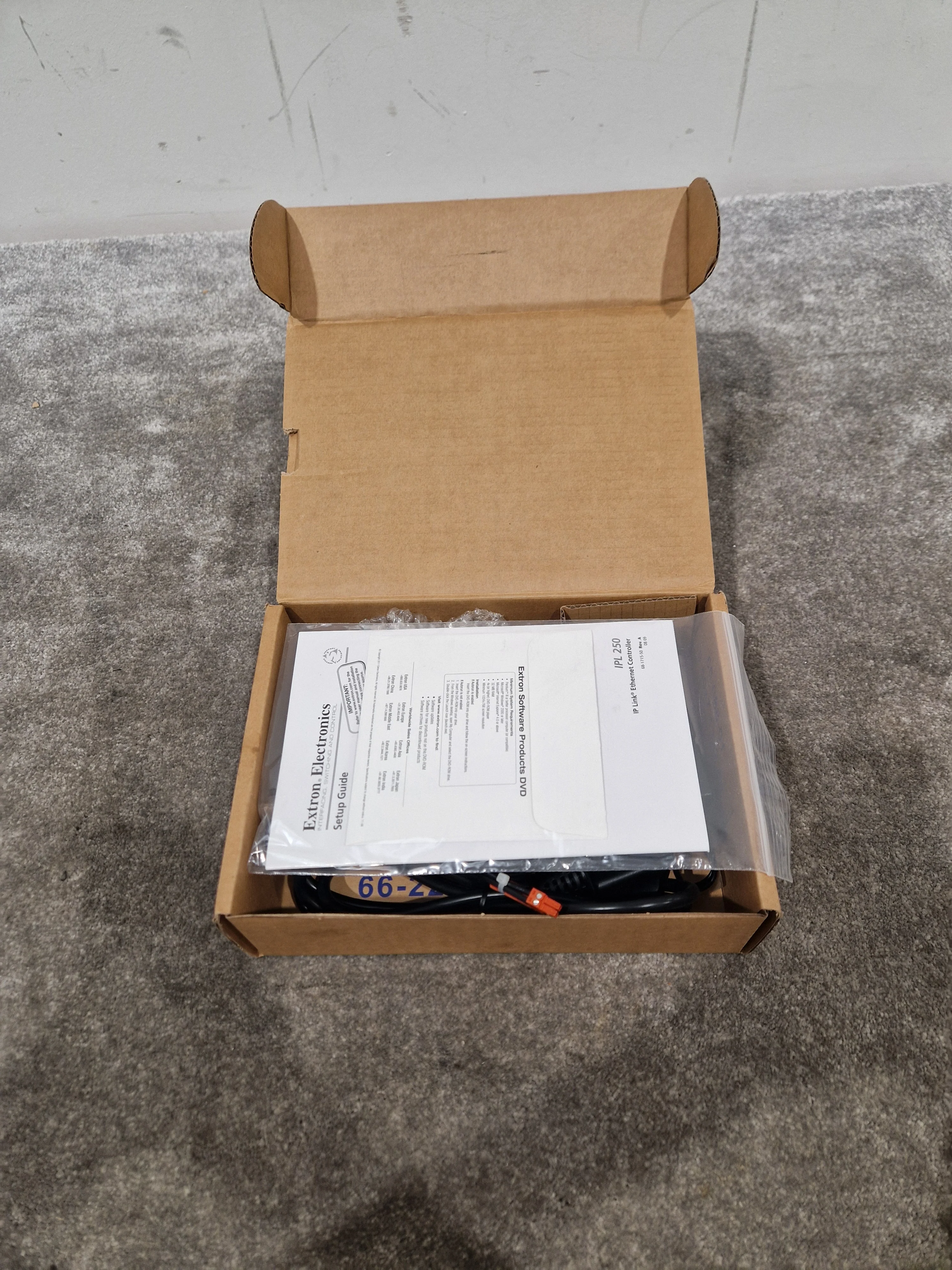 Extron IPL 250 - IP Link Control Processor - Open Box w/ Original Box & Power Supply & Manuals & Certification - Image 2