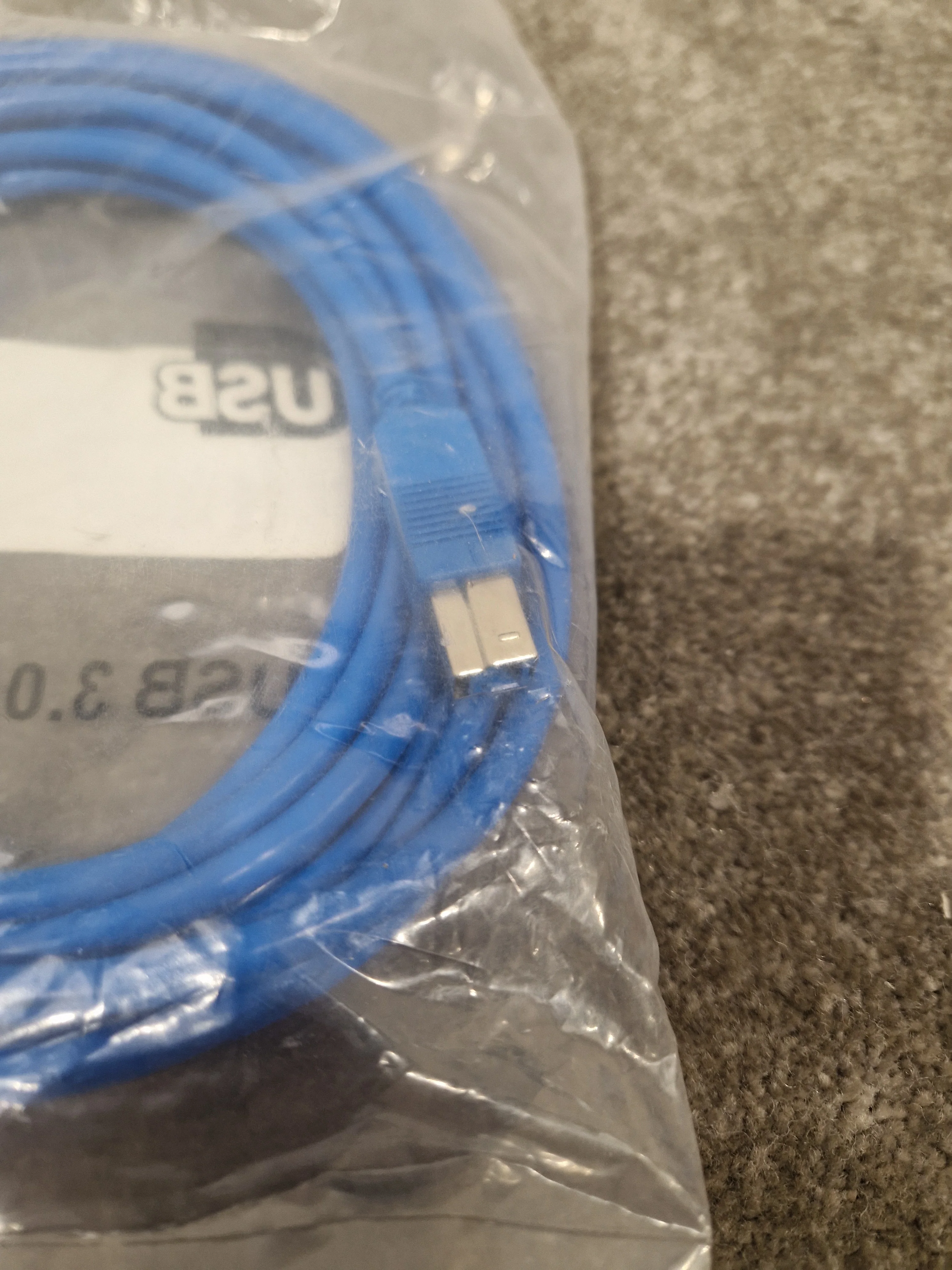 Fairline 5M USB Cable Blue - High-Speed Data Transfer - Excellent w/ Original packaging - Image 3