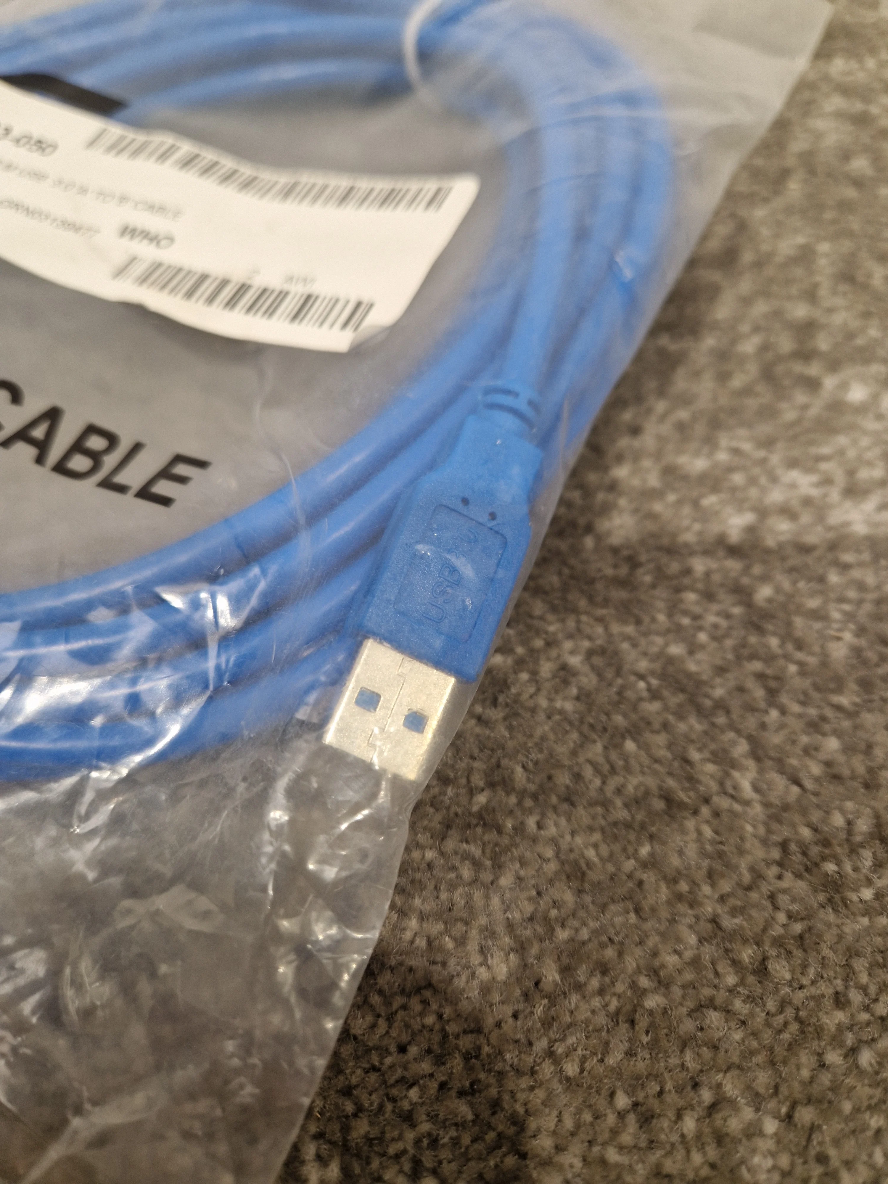 Fairline 5M USB Cable Blue - High-Speed Data Transfer - Excellent w/ Original packaging - Image 4