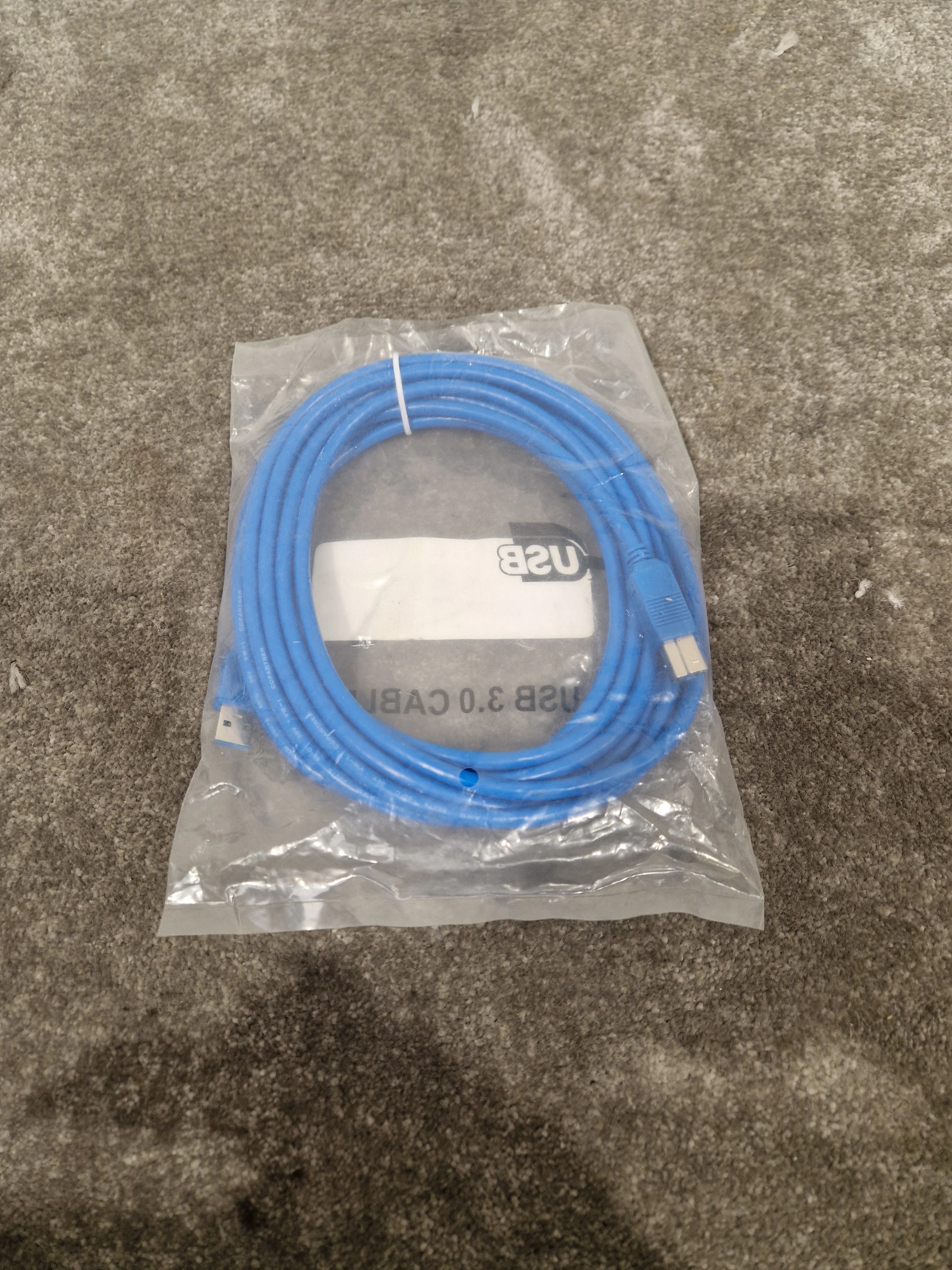 Fairline 5M USB Cable Blue - High-Speed Data Transfer - Excellent w/ Original packaging - Image 6