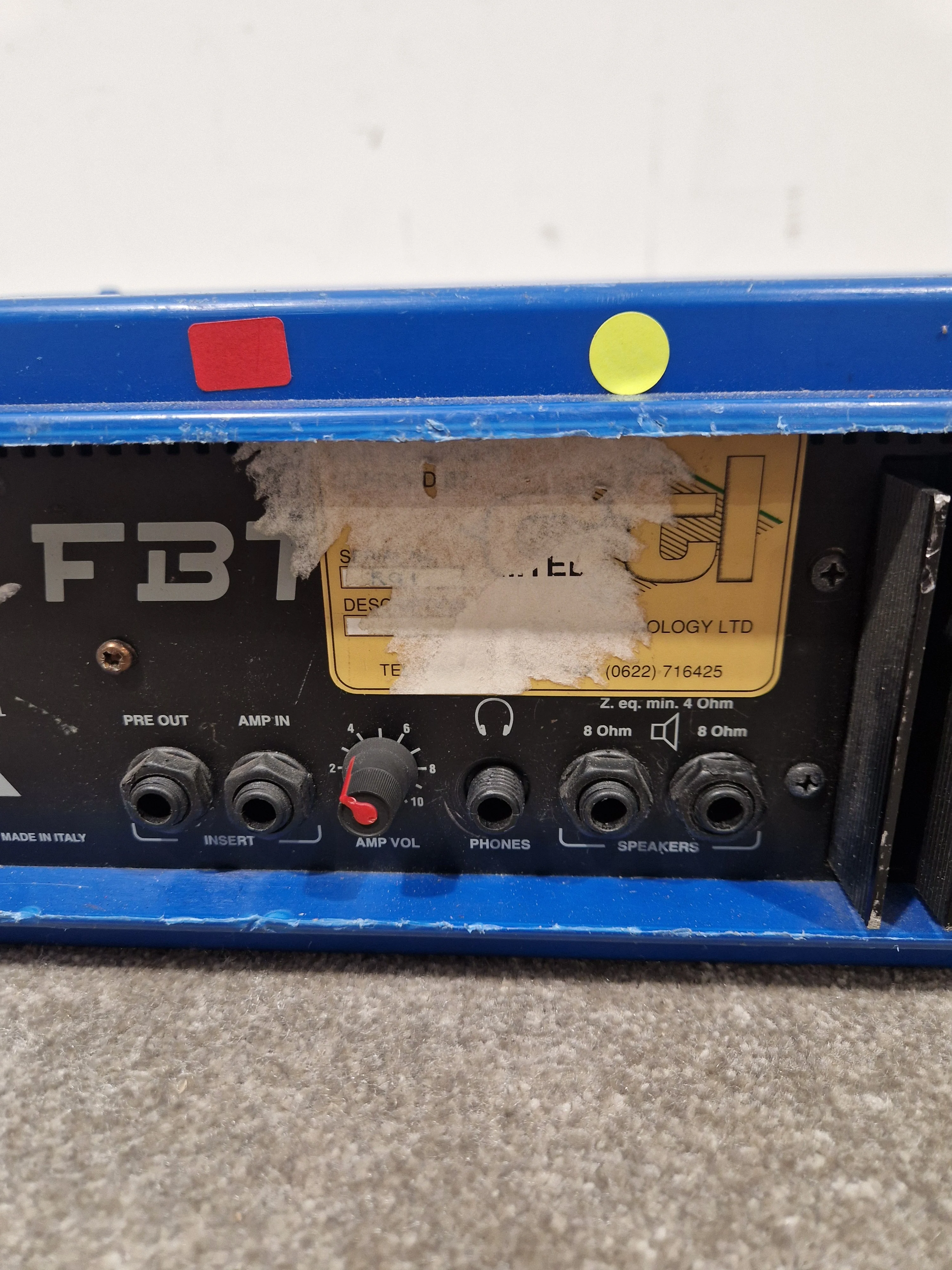 FBT Renegade Powered Mixer 160r 5 Channels Powered Mixer - 5 Channels, Compact Design - Good - Image 11