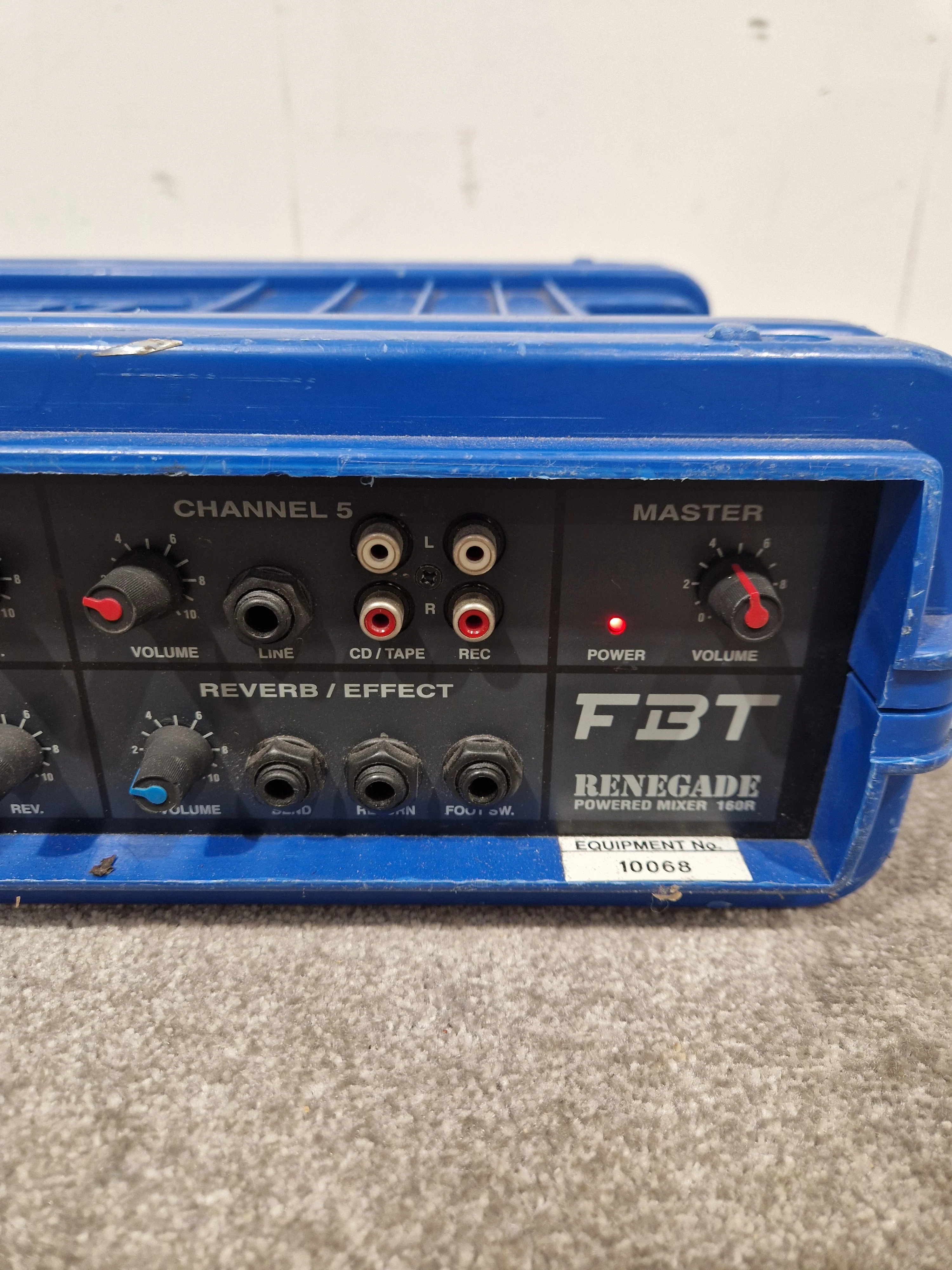 FBT Renegade Powered Mixer 160r 5 Channels Powered Mixer - 5 Channels, Compact Design - Good - Image 6