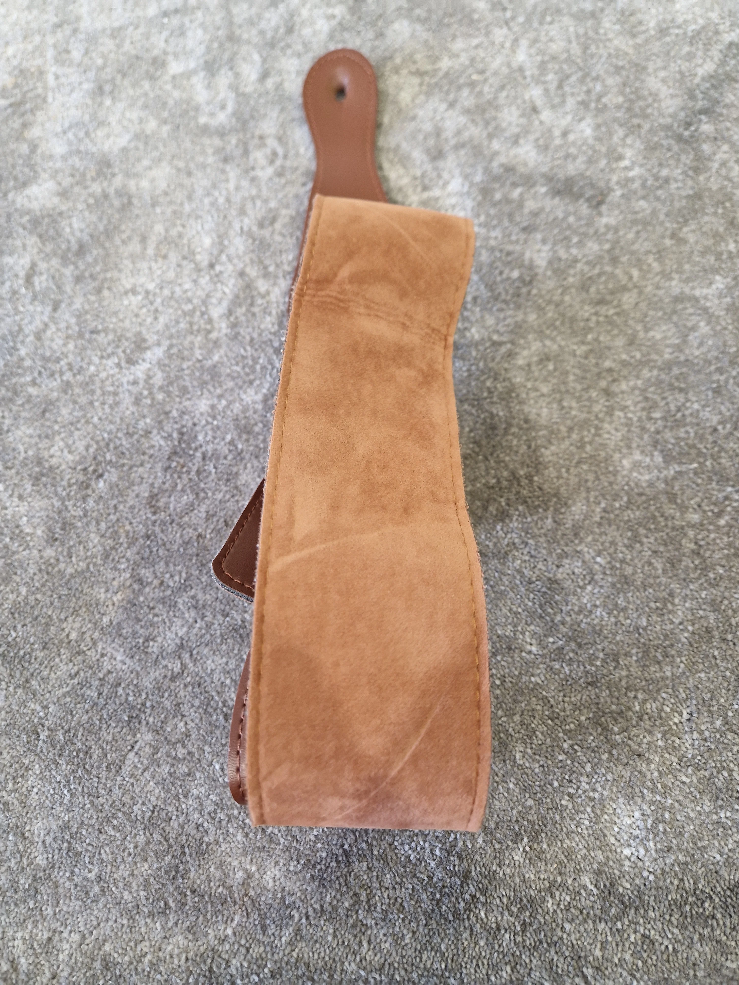 Fender 60th Diamond Anniversary Strap – Brown Leather – Excellent - Image 7