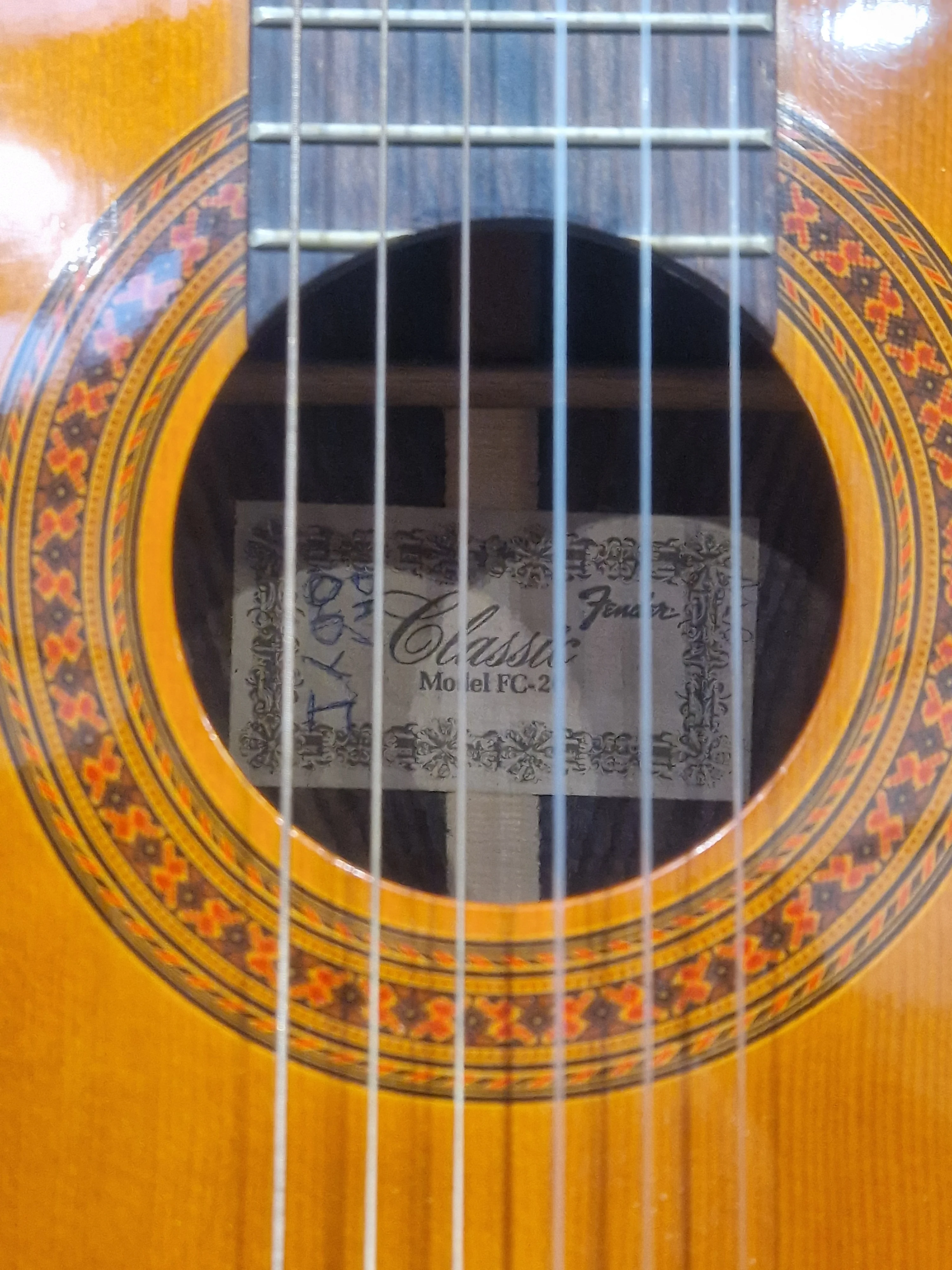 Fender Classic FC-20 - Nylon String Acoustic Guitar - Excellent - Image 2