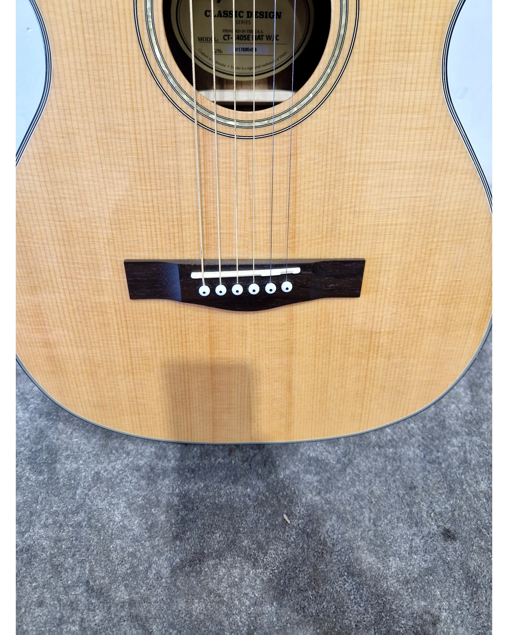 Fender CT-140SE - Acoustic Guitar - Natural - Excellent w/ Hard Case & strap - Image 16