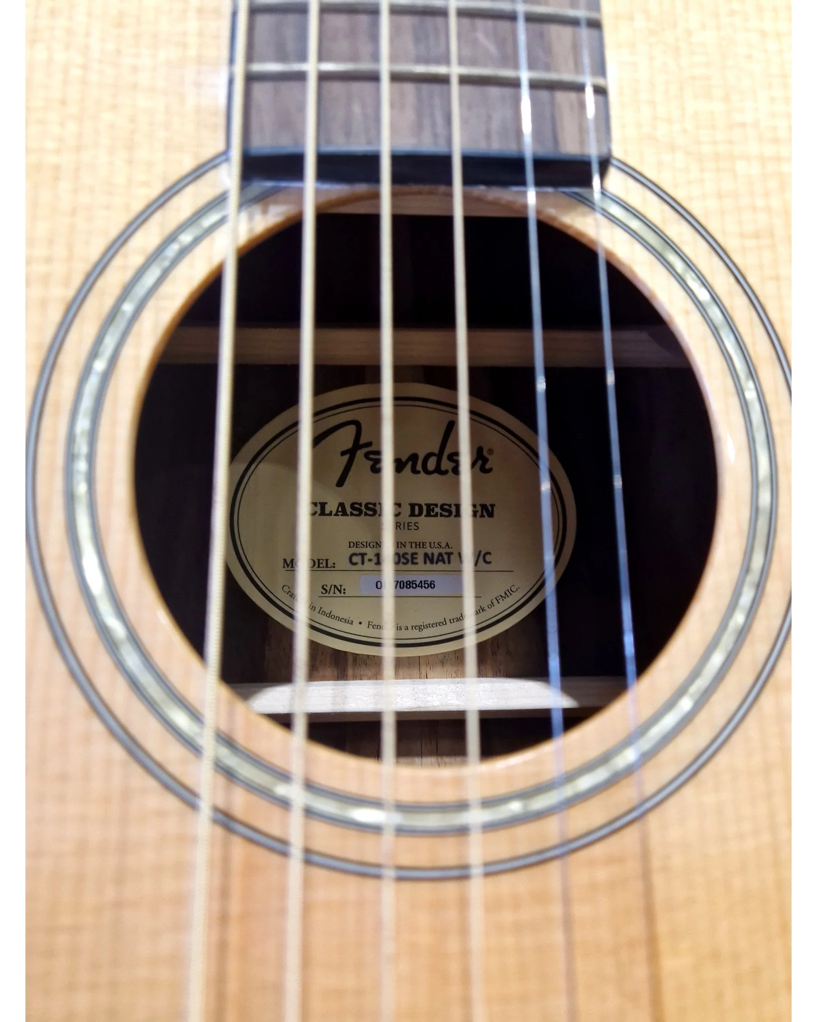 Fender CT-140SE - Acoustic Guitar - Natural - Excellent w/ Hard Case & strap - Image 17