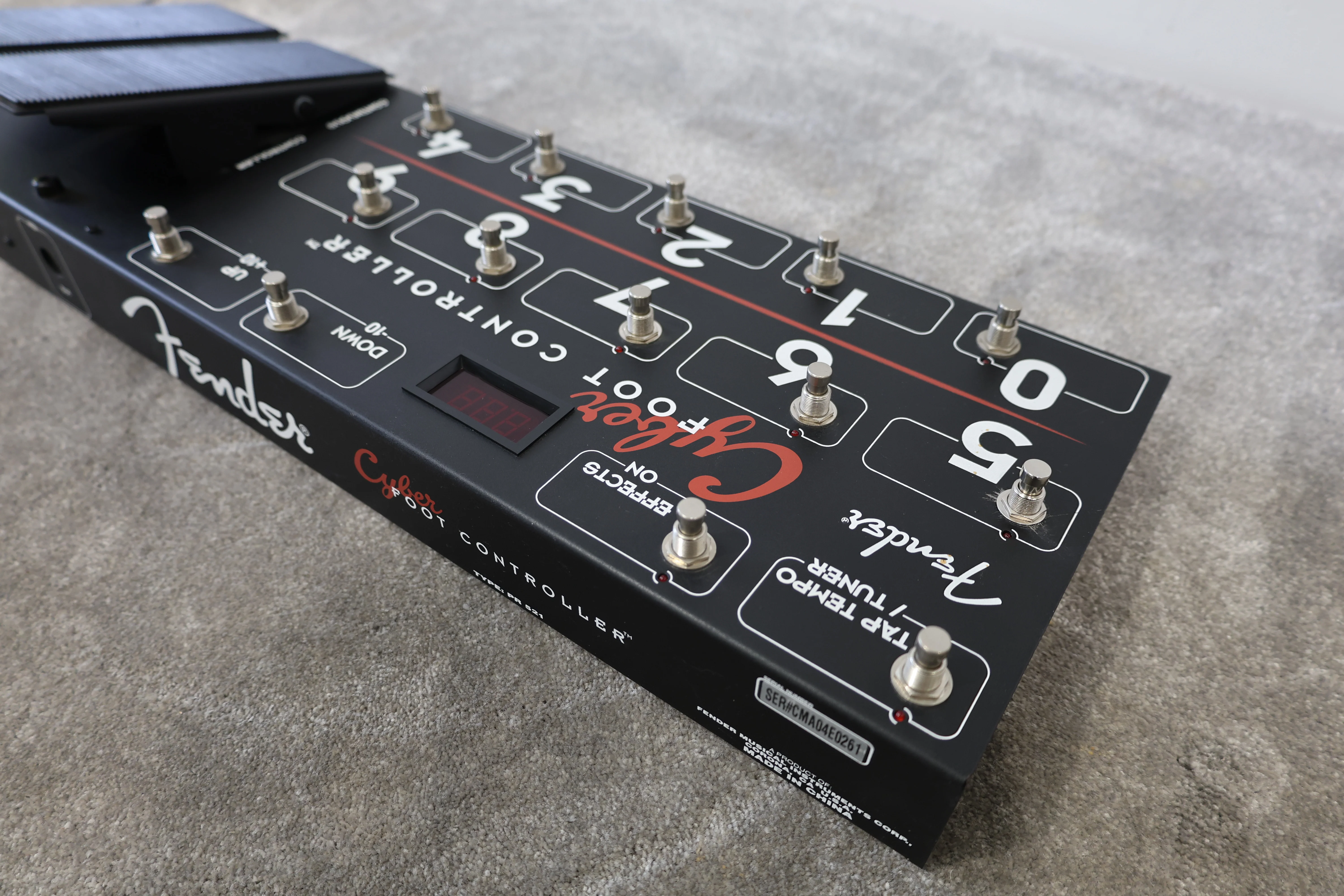 Fender Cyber Foot Controller - PR 521 - Very Good w/  Instructions & Wiring Diagram - Image 10