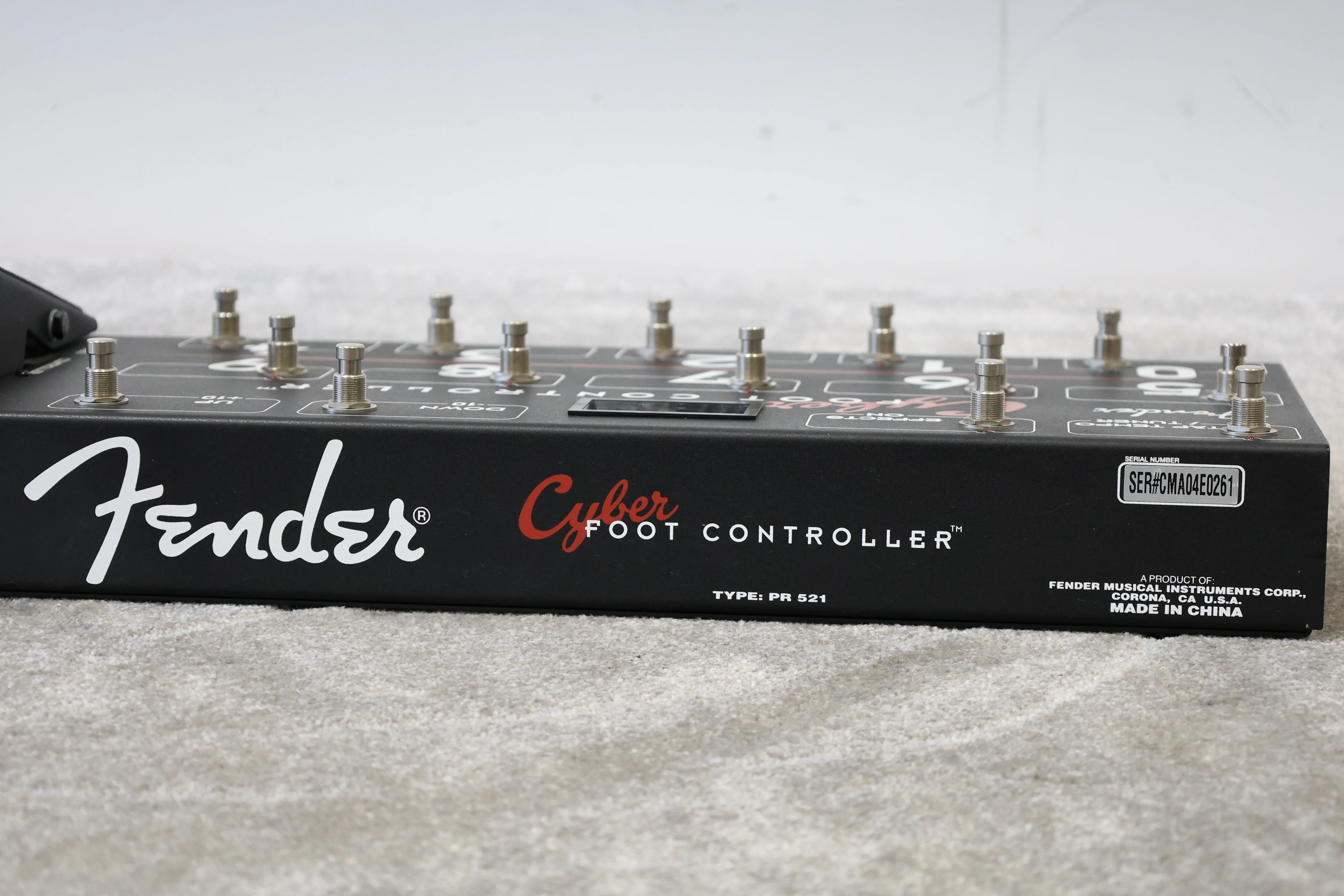 Fender Cyber Foot Controller - PR 521 - Very Good w/  Instructions & Wiring Diagram - Image 9