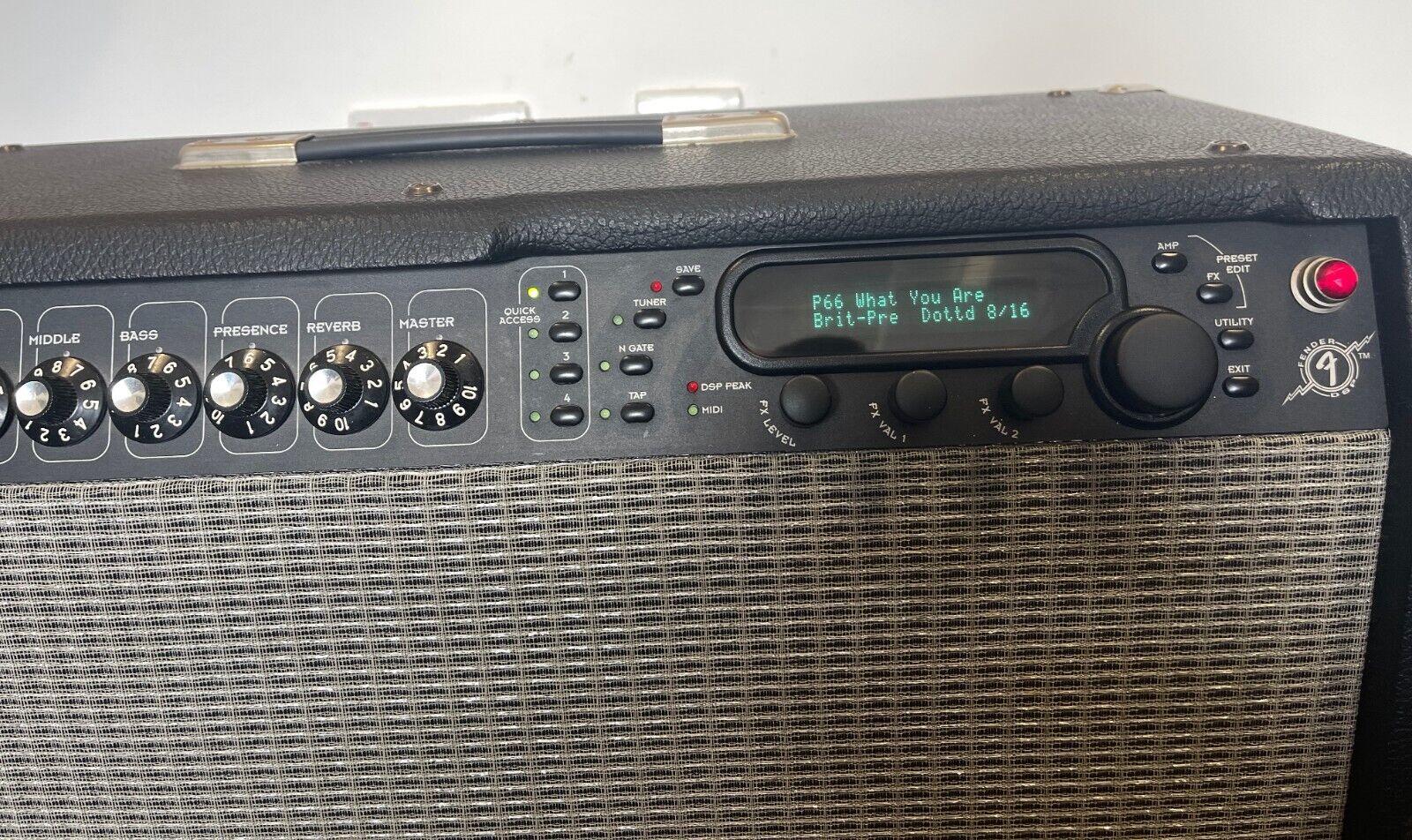 Fender Cyber-Twin 2 x 65-Watt 2x12" Guitar Combo Amp Footswitches and Cover - Image 5