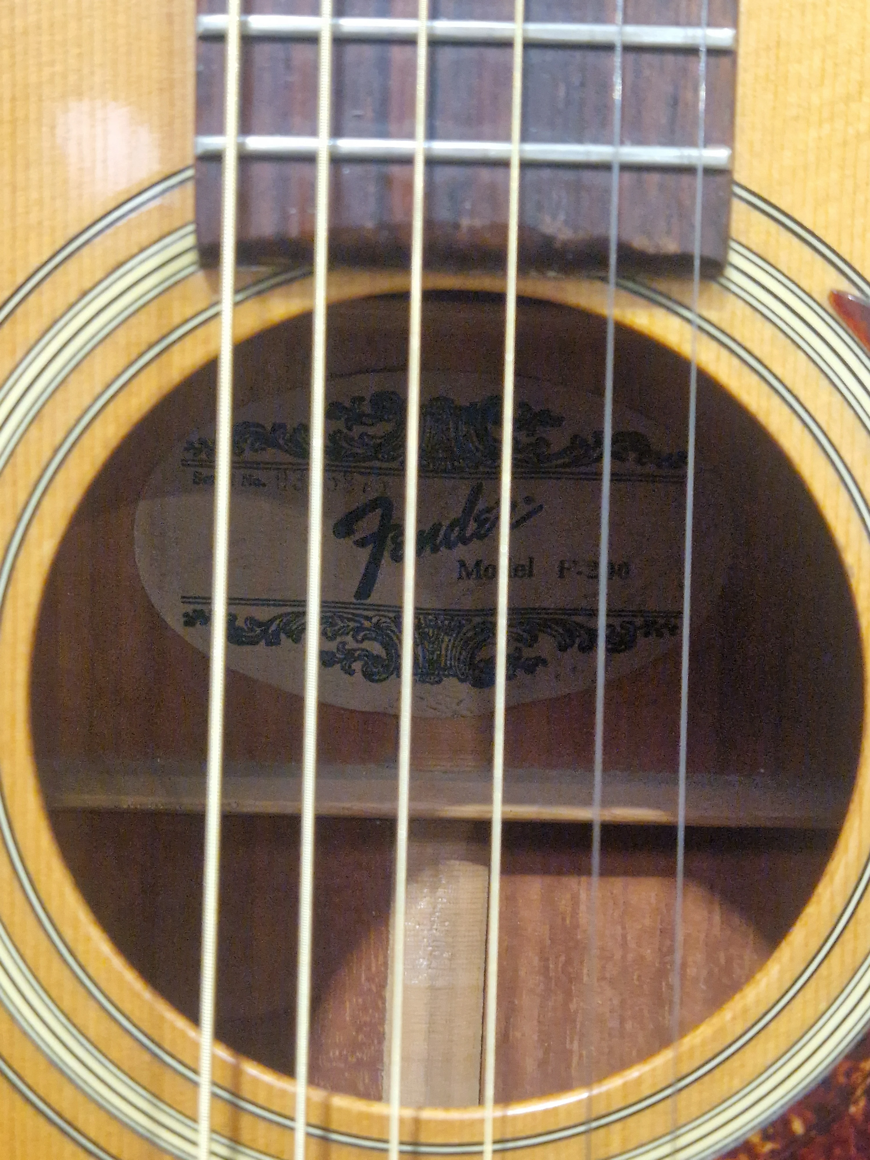 Fender F-200 - Acoustic Guitar - Very Good - Image 8