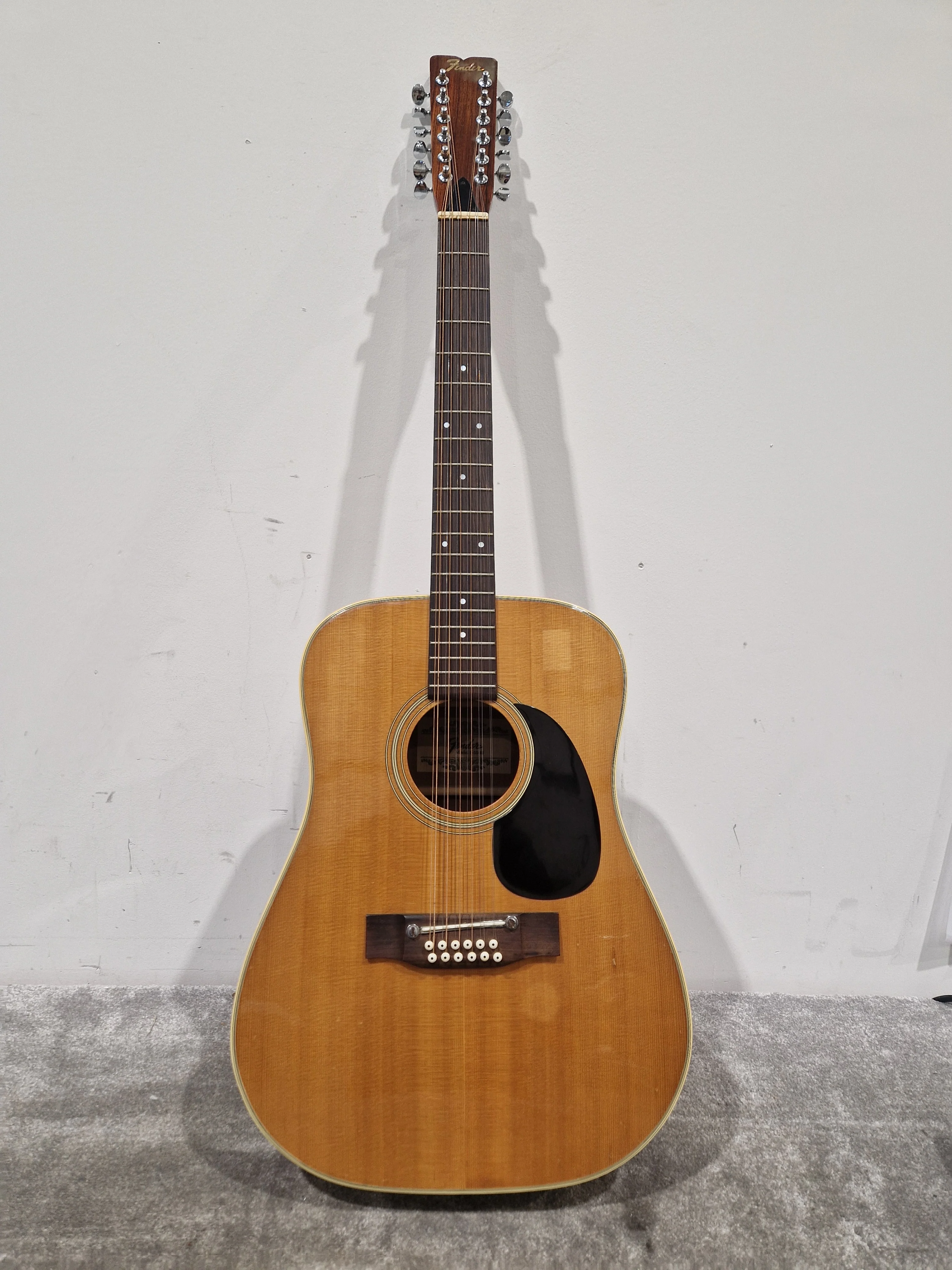 Fender F-55-12 - 12-String Acoustic Guitar - Very Good w/ Hard Case - Image 3