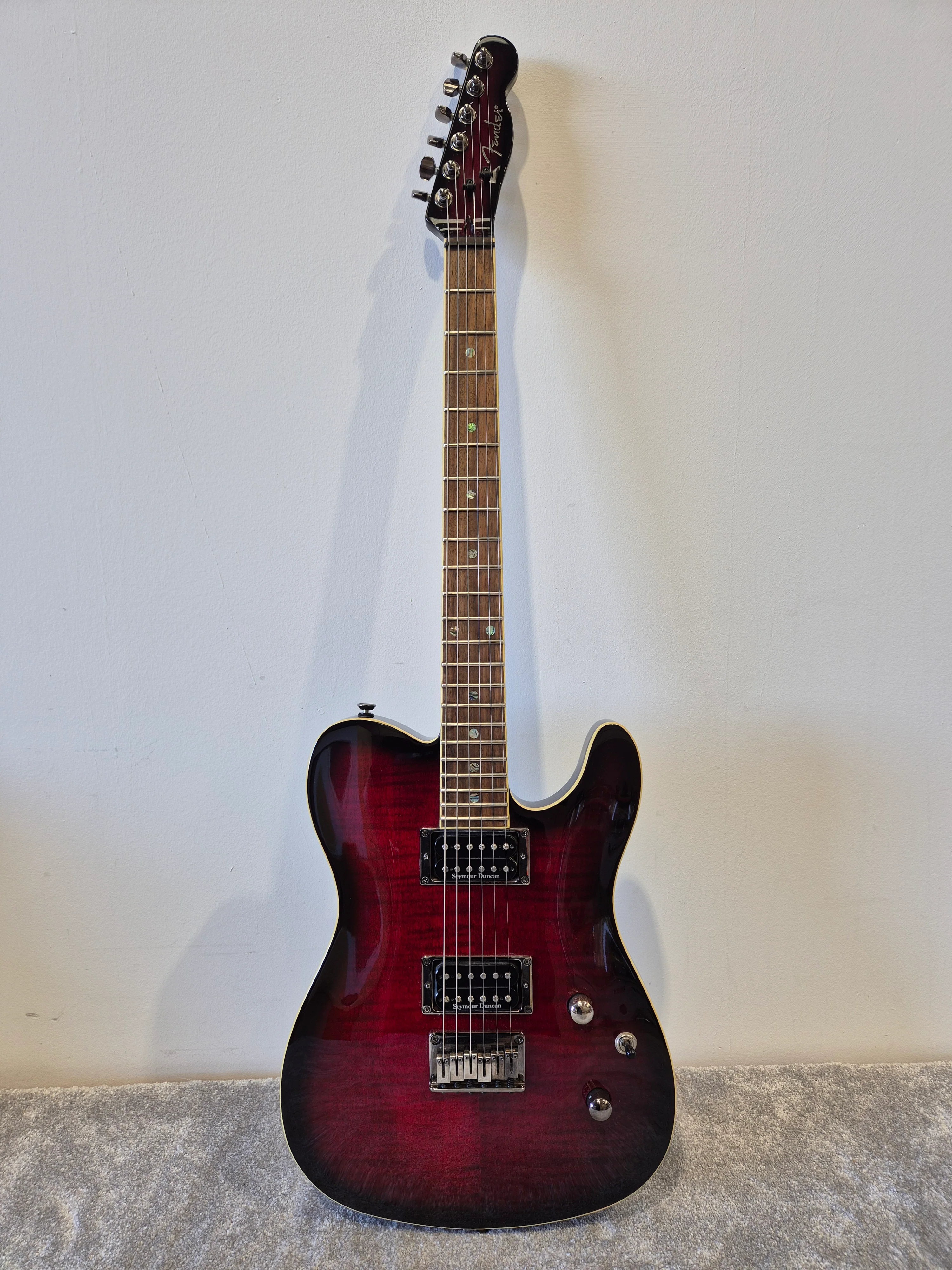 Fender FMT Custom Telecaster - Electric Guitar - Black Cherry Burst - Image 2