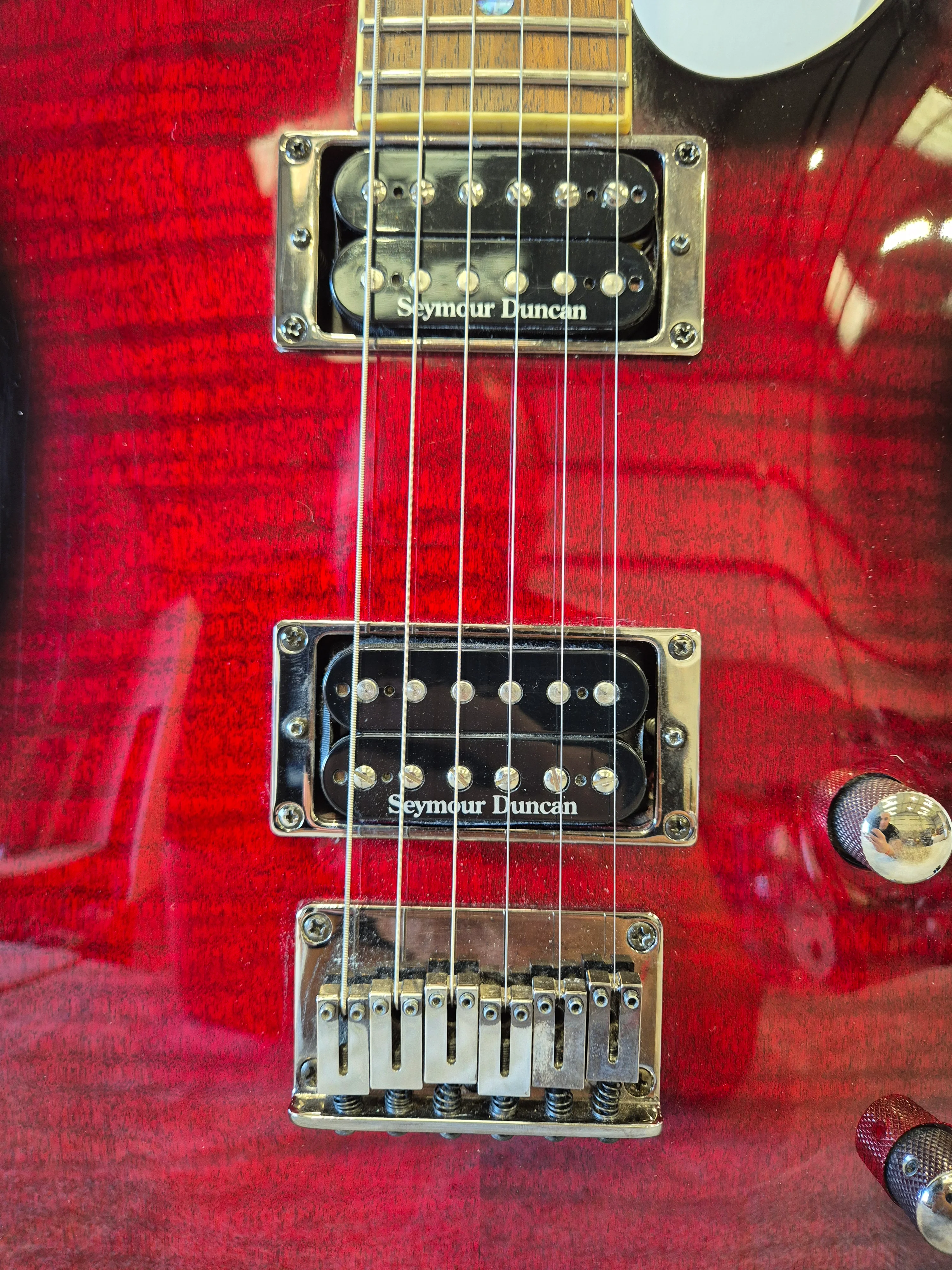 Fender FMT Custom Telecaster - Electric Guitar - Black Cherry Burst - Image 4
