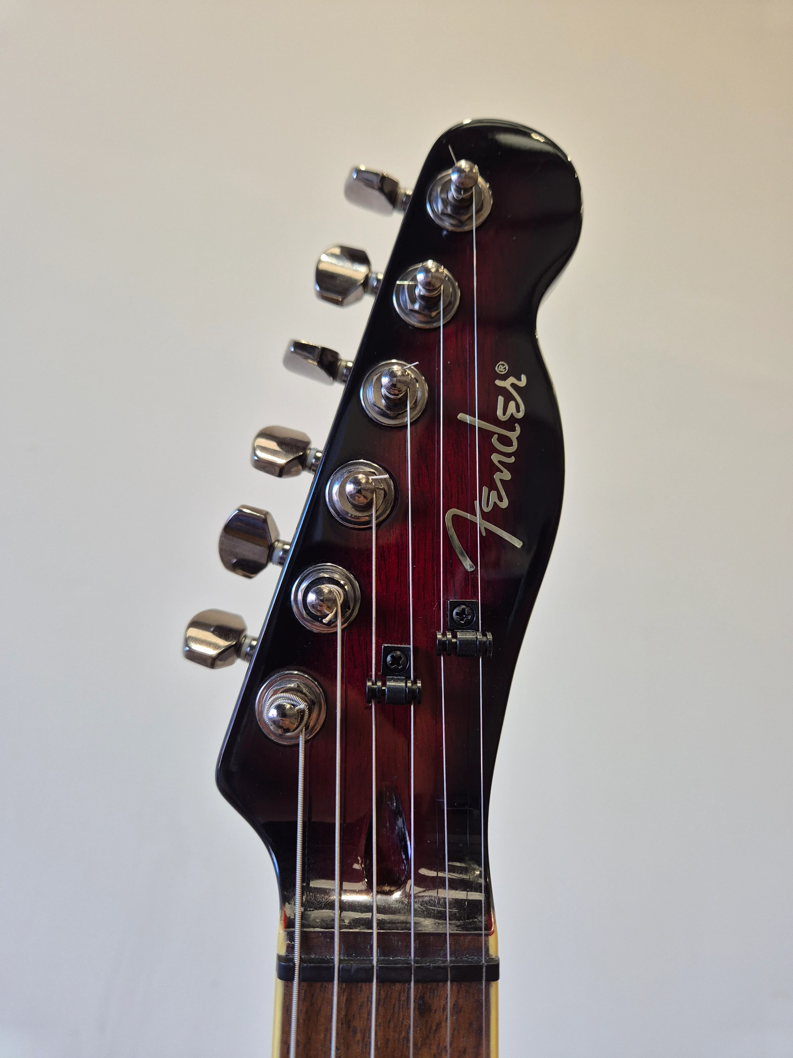 Fender FMT Custom Telecaster - Electric Guitar - Black Cherry Burst - Image 5