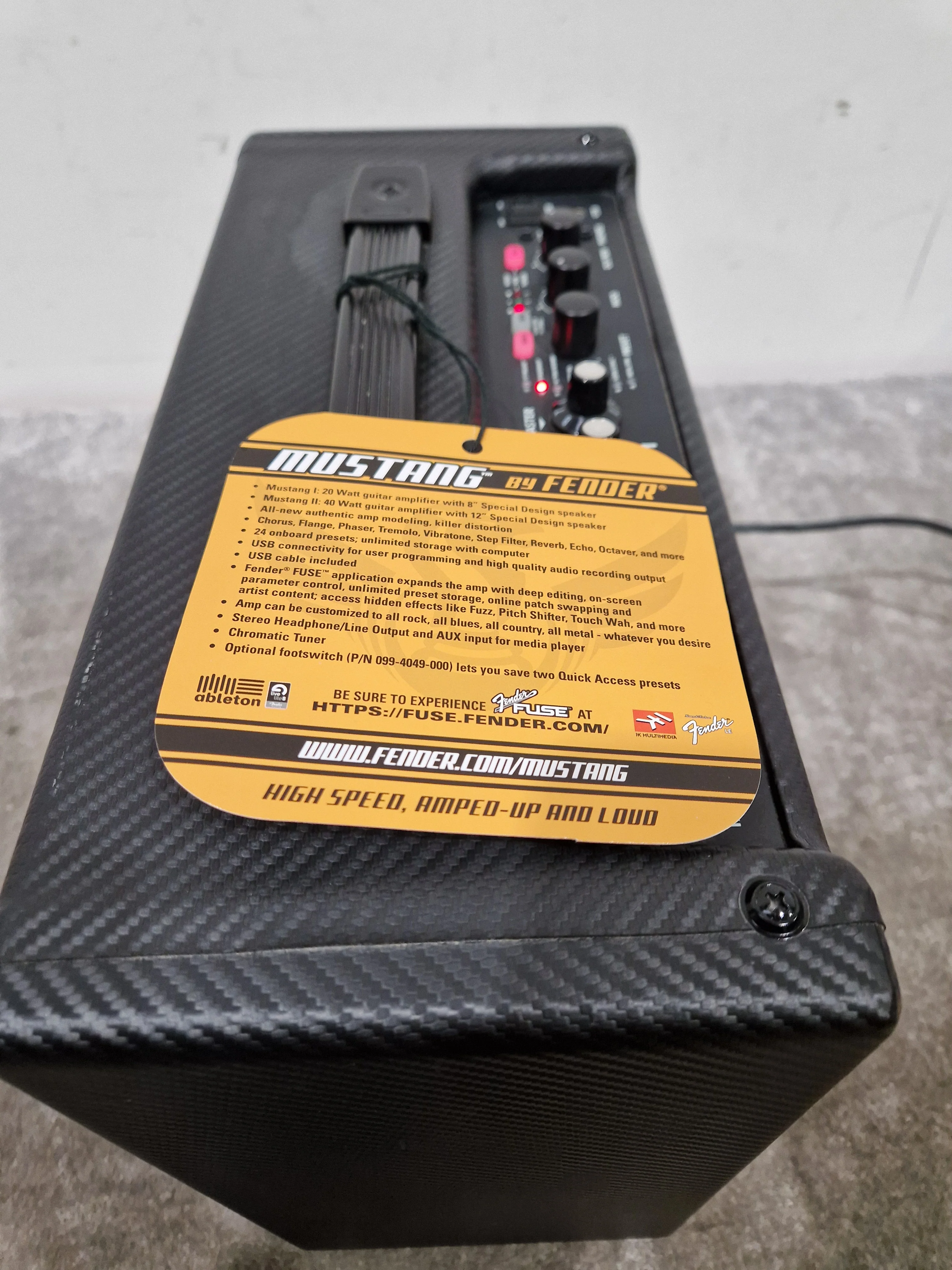 Fender Mustang 1 AMP - Modeling Guitar Amplifier - Excellent w/ Original Box & Power Supply - Image 7