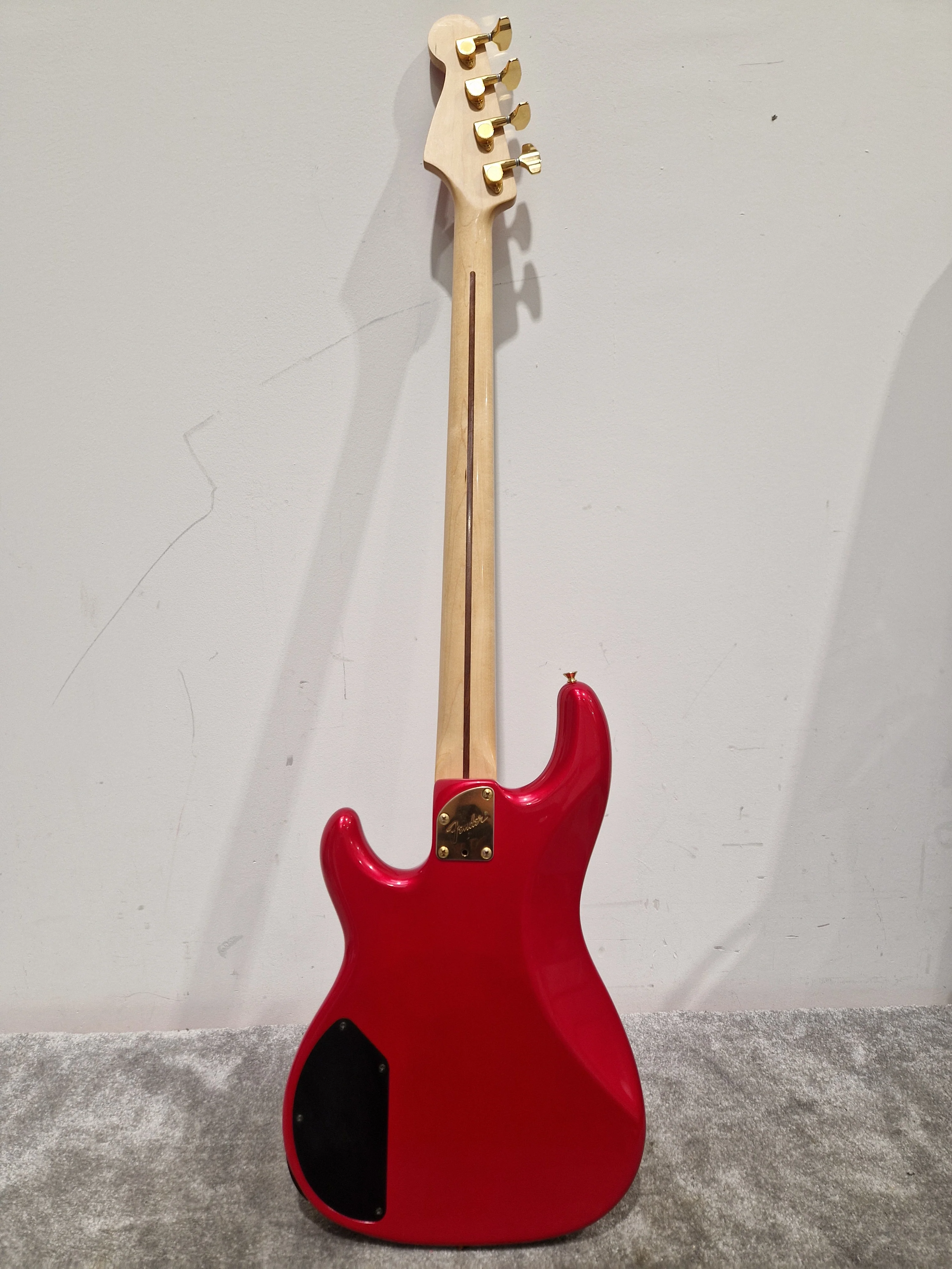 Fender precision bass lyte S/N N001939 Made in japan 1994 Candy Red - Excellent w/ Hard Case & Full setup - Image 14