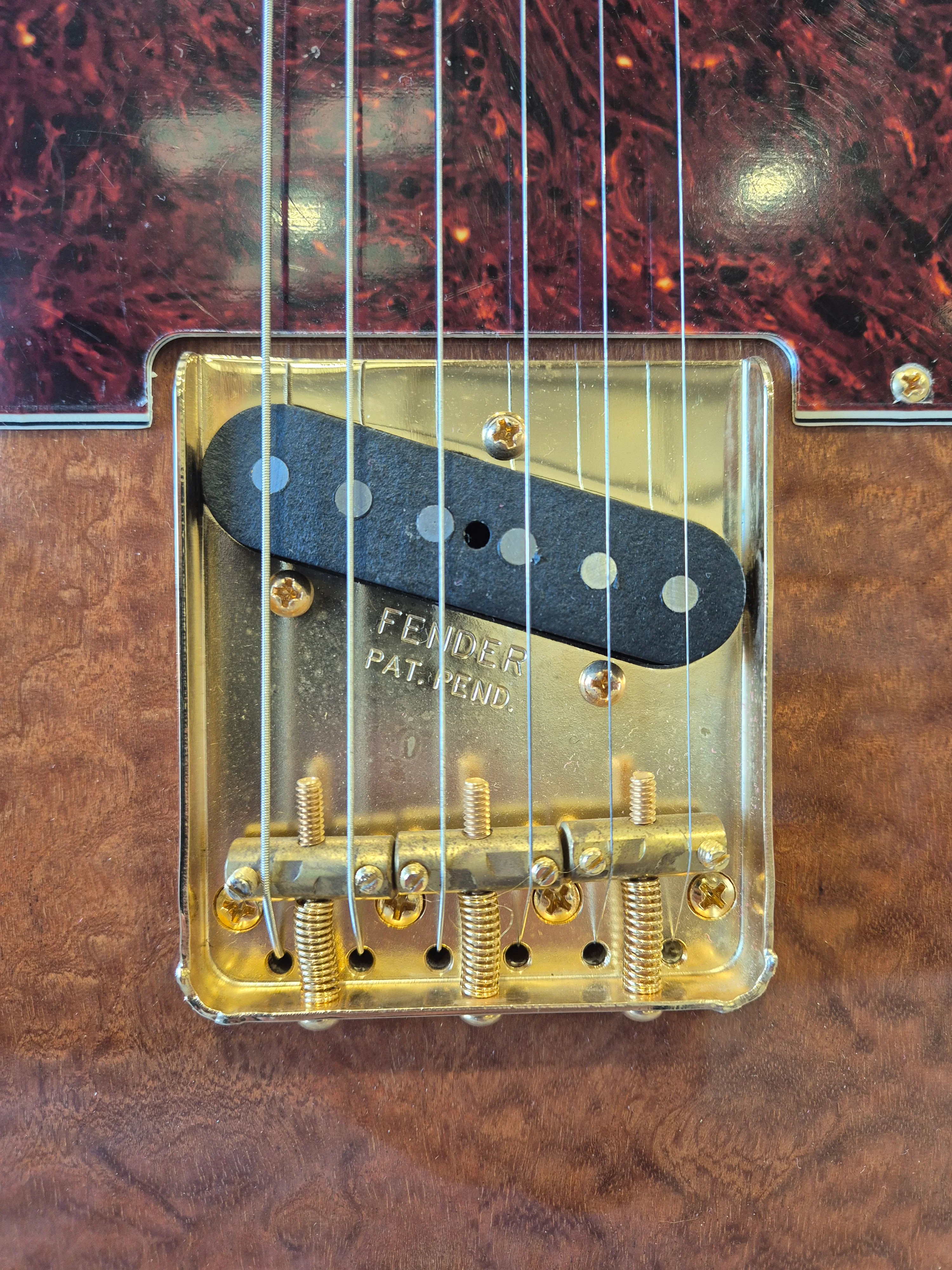 Fender Rarities Red Mahogany Telecaster – Limited Edition Electric Guitar  US19012782 – Excellent w/ Fender Hard Case and Certification - Image 4