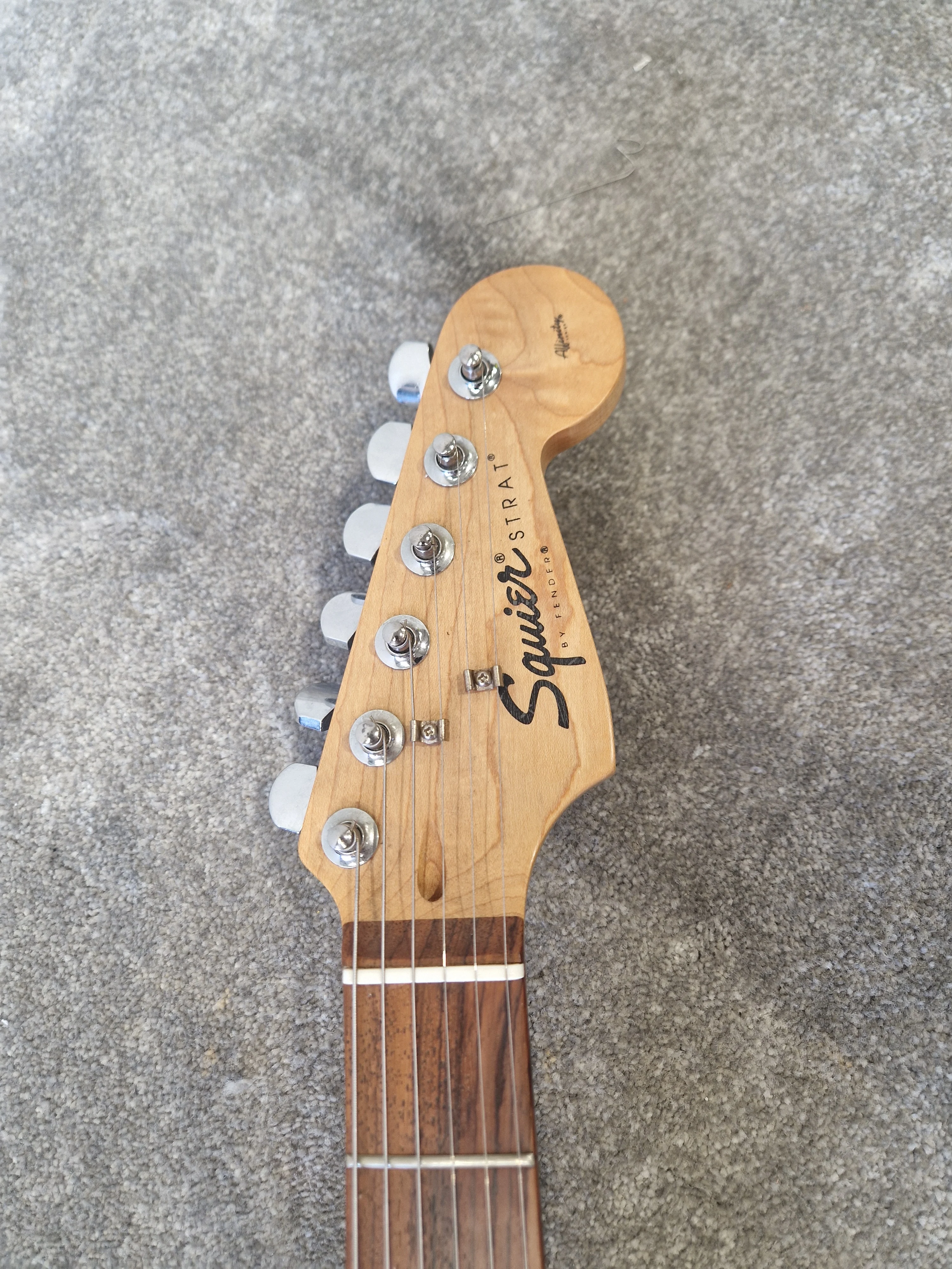 Fender Squier Strat Affinity Electric Guitar, China - New Ernie Ball Strings - Very Good Condition w/ Soft Case - Image 10