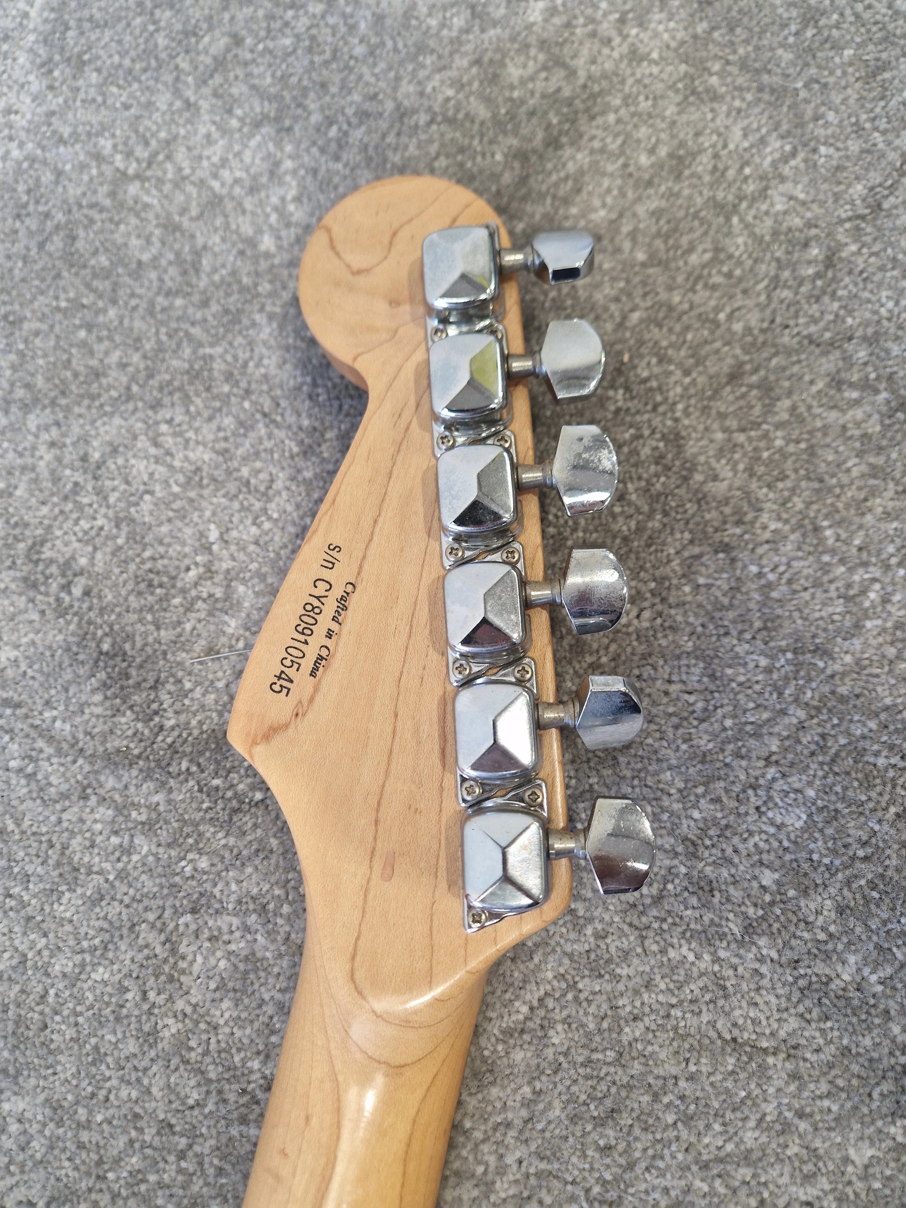 Fender Squier Strat Affinity Electric Guitar, China - New Ernie Ball Strings - Very Good Condition w/ Soft Case - Image 9