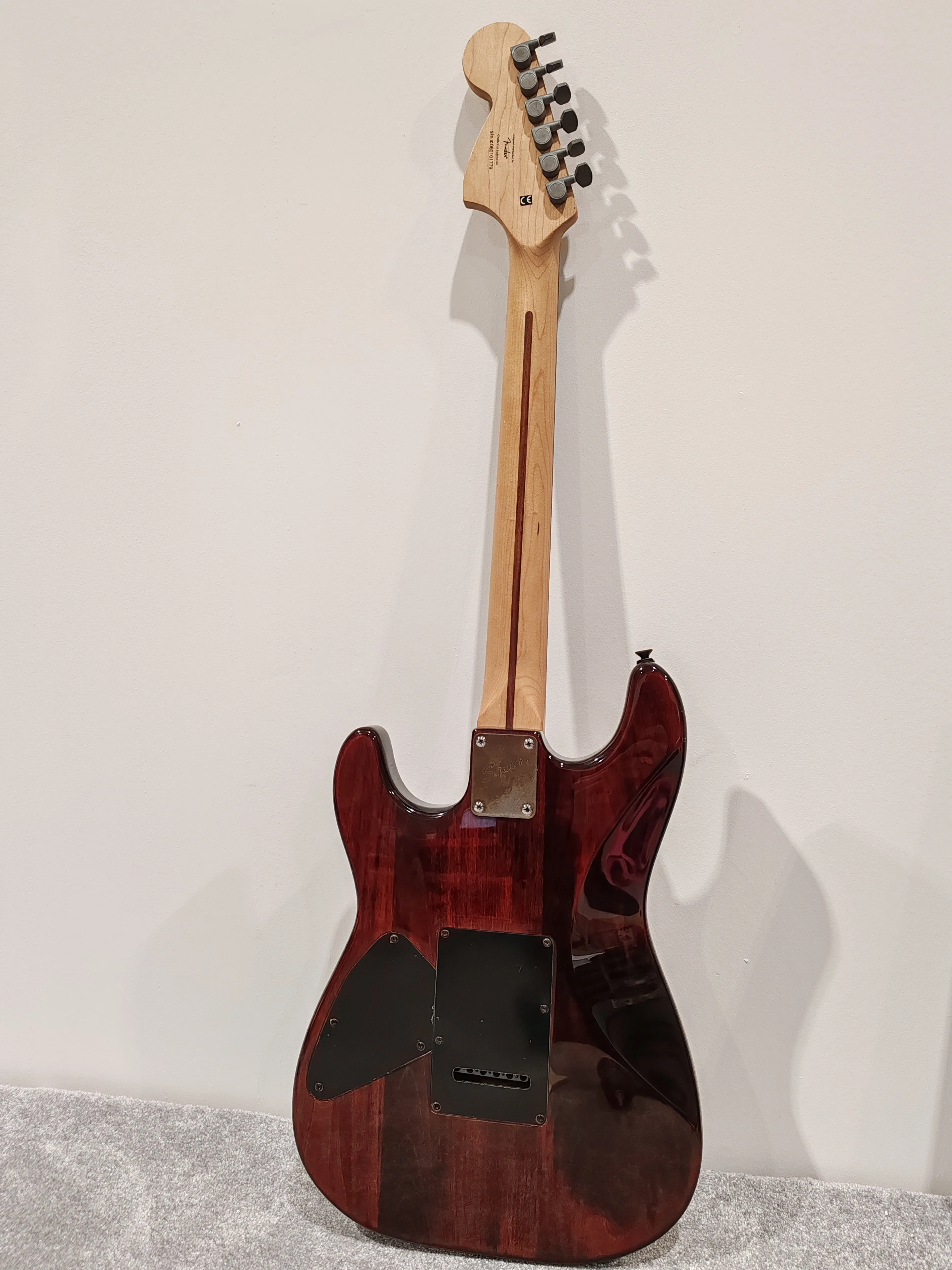 Fender Squier Stratocaster Obey Graphic – HSS Electric Guitar – Very Good w/ New Tremolo Bar - Image 8
