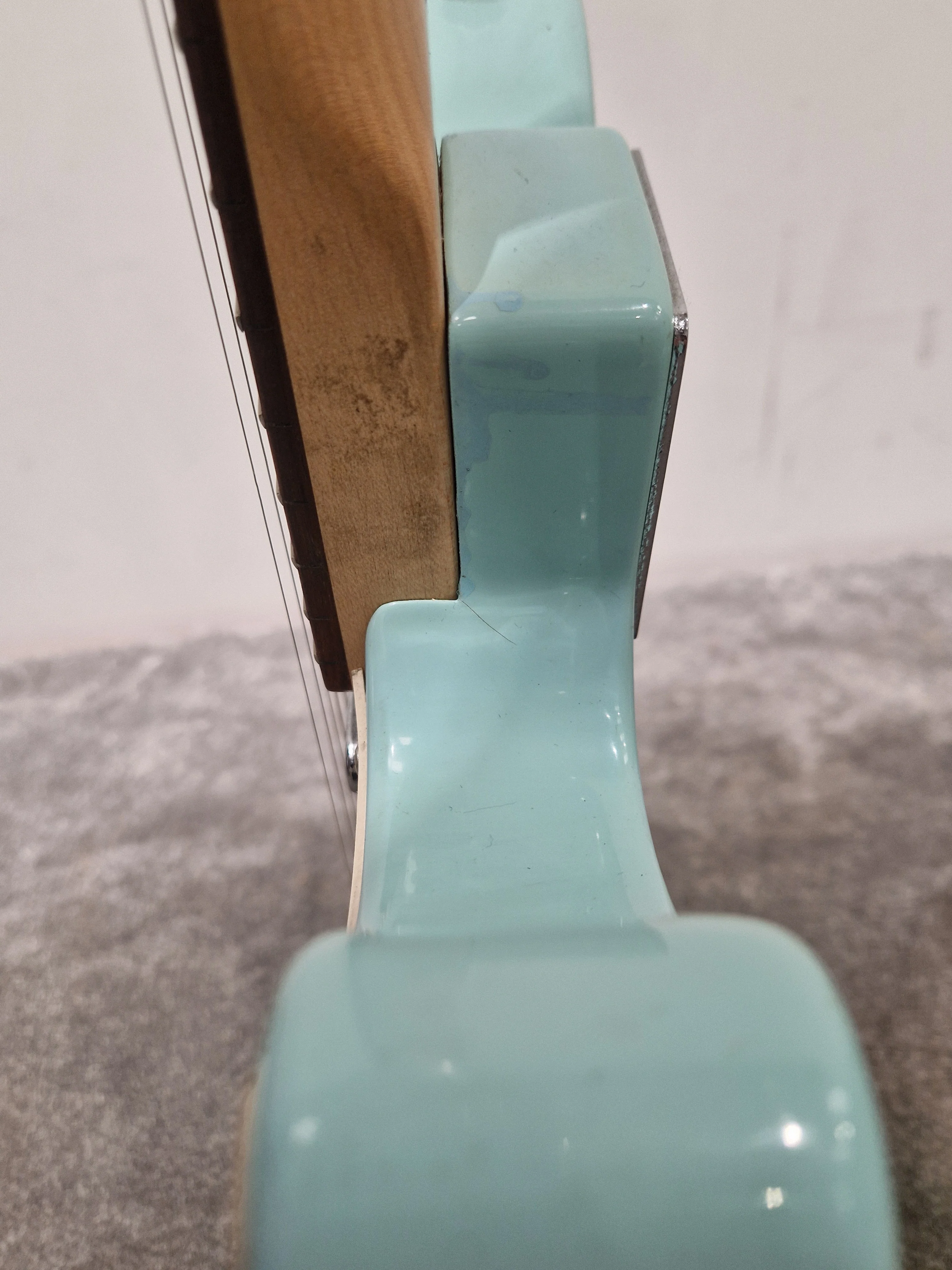 Fender Squier Telecaster Affinity Baby Blue Electric Guitar - Baby Blue Finish, Maple Neck - Very Good w/ Soft Case - Image 11