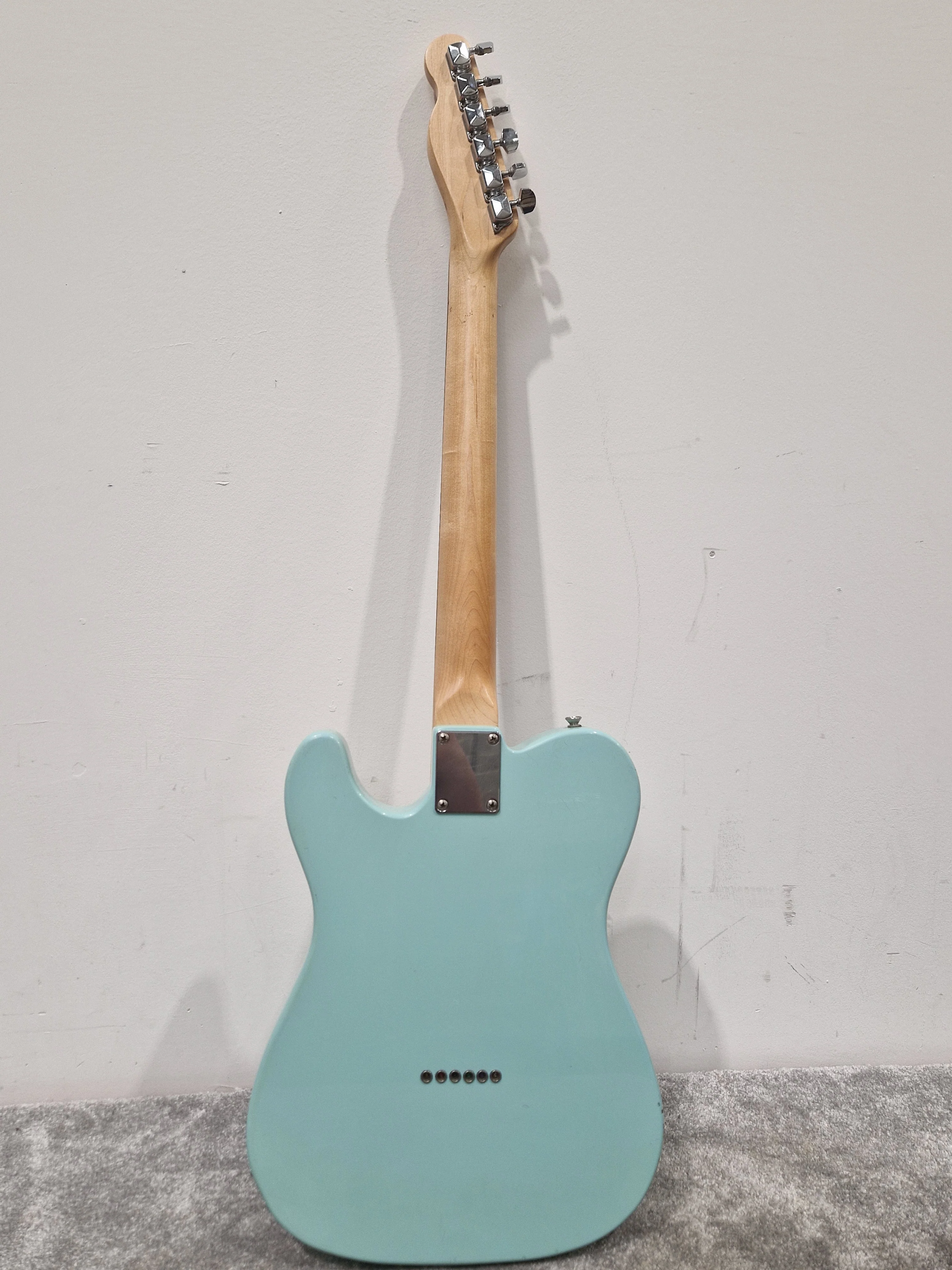Fender Squier Telecaster Affinity Baby Blue Electric Guitar - Baby Blue Finish, Maple Neck - Very Good w/ Soft Case - Image 4