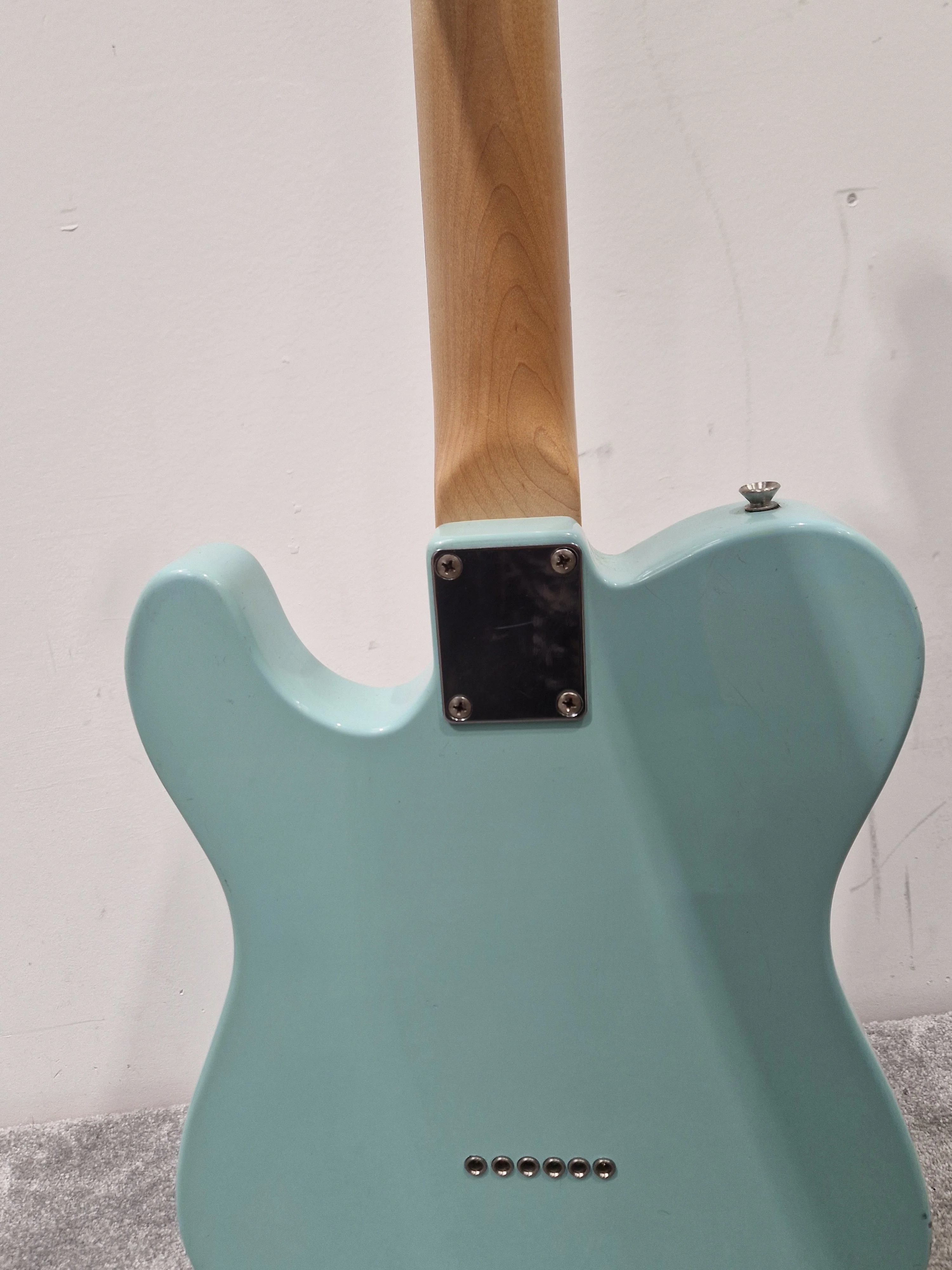 Fender Squier Telecaster Affinity Baby Blue Electric Guitar - Baby Blue Finish, Maple Neck - Very Good w/ Soft Case - Image 9