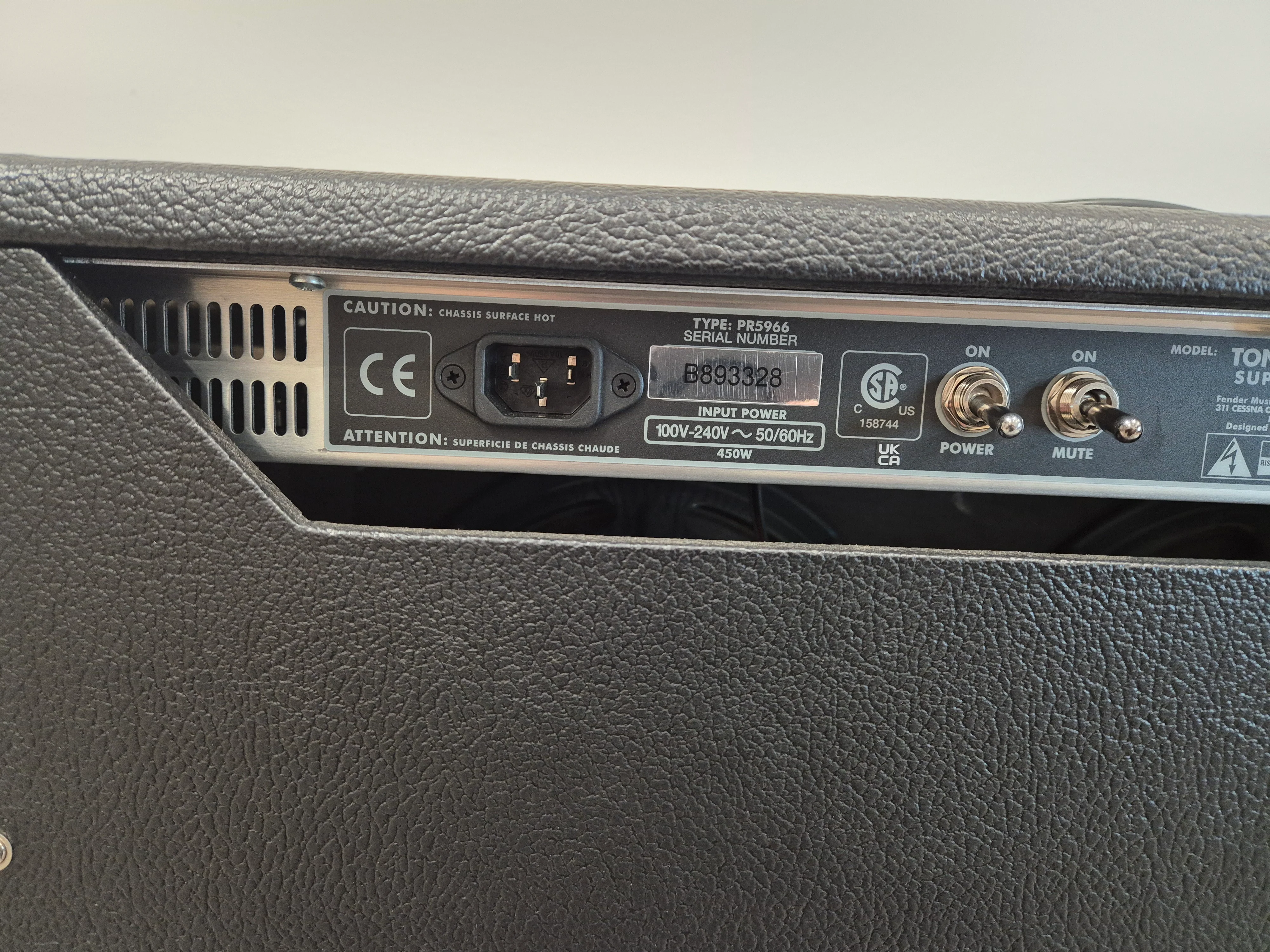 Fender Tone Master Super Reverb Amp - 45-watts Guitar Amplifier - Mint - Image 9