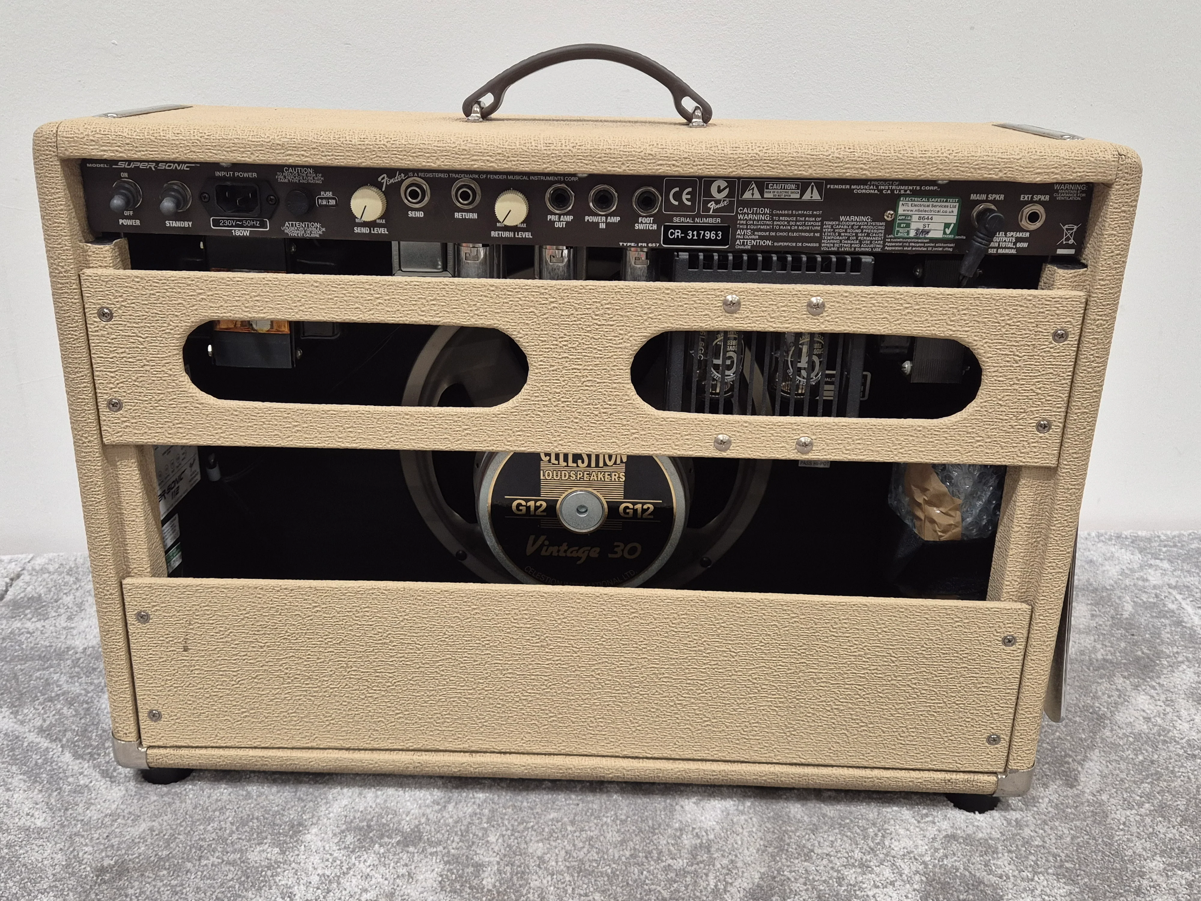 Fender Super Sonic 112 Guitar Amplifier - 60 Watts, Tube-Driven - Very Good - Image 11