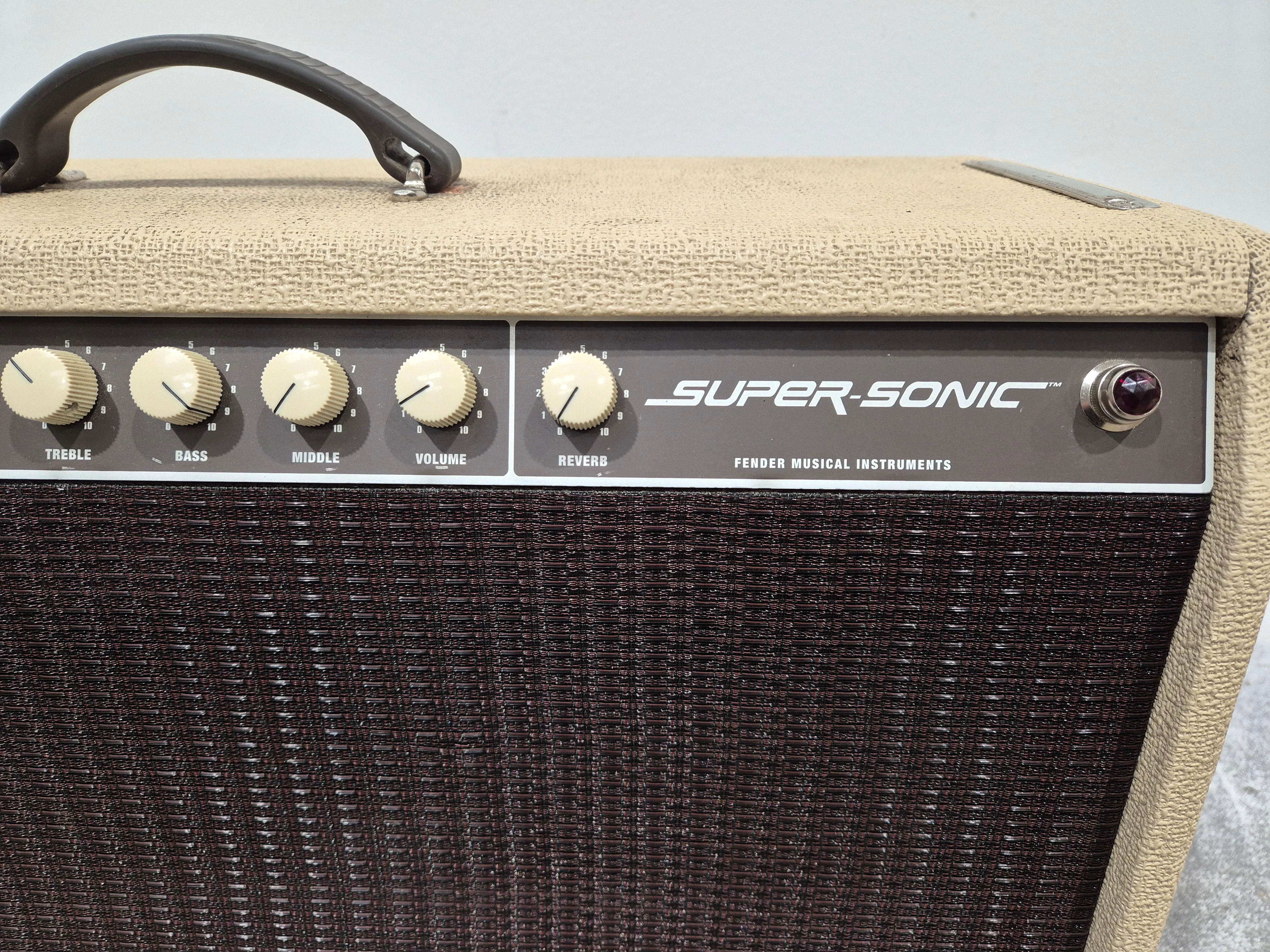 Fender Super Sonic 112 Guitar Amplifier - 60 Watts, Tube-Driven - Very Good - Image 3